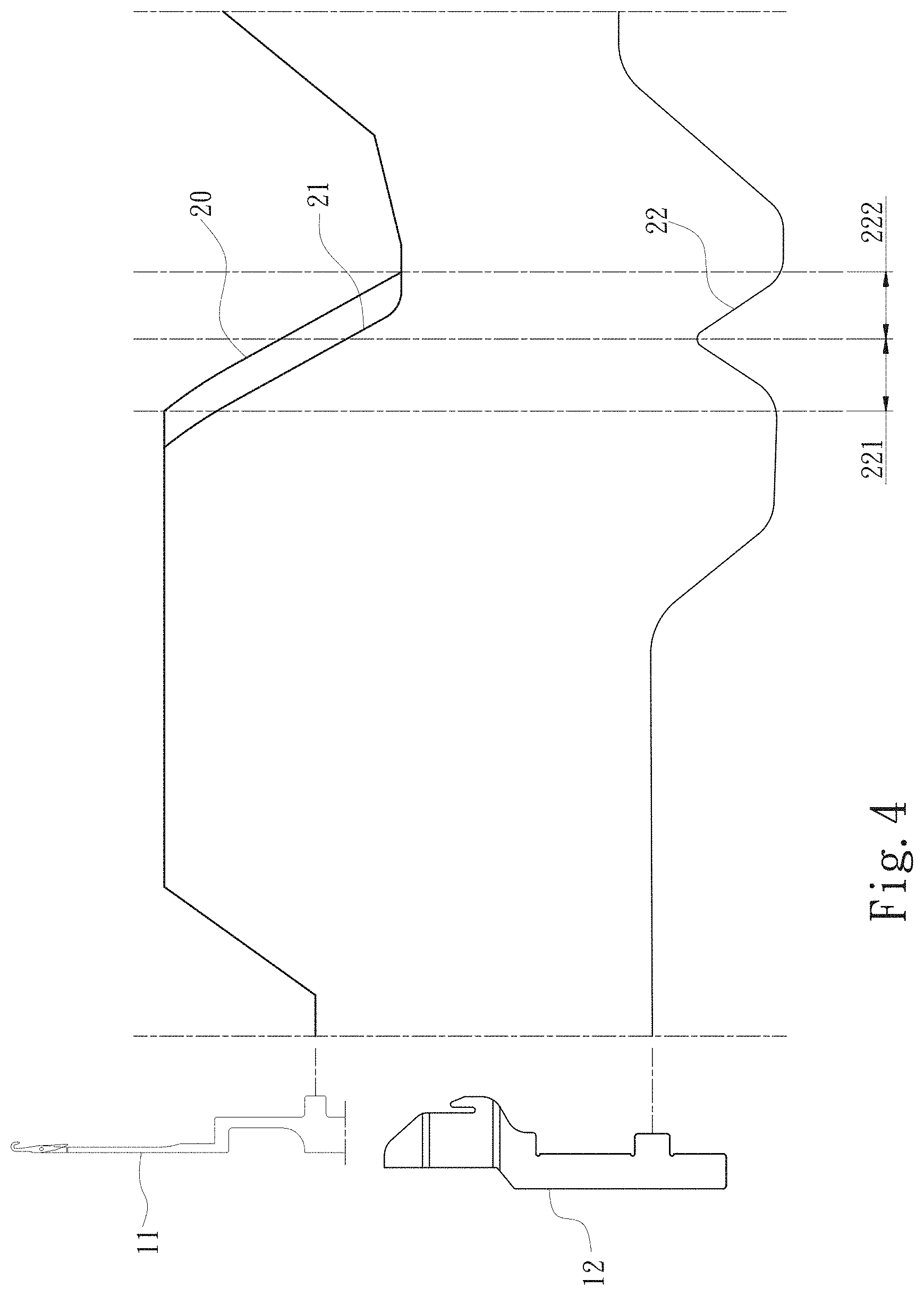 Patent US11781253 Figure 4 – Circular knitting machine structure