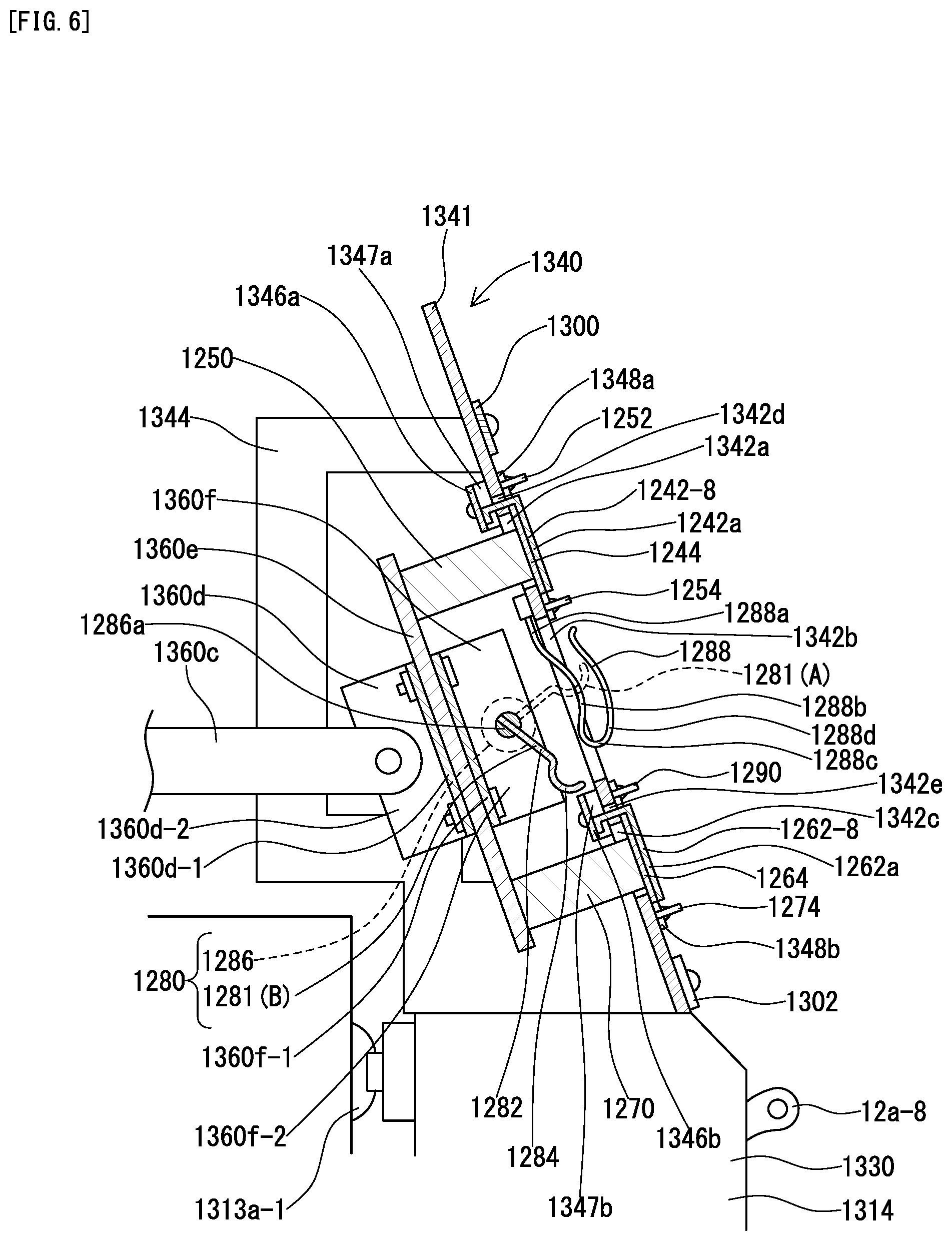 Patent US11781257 Figure 6 – Sewing machine
