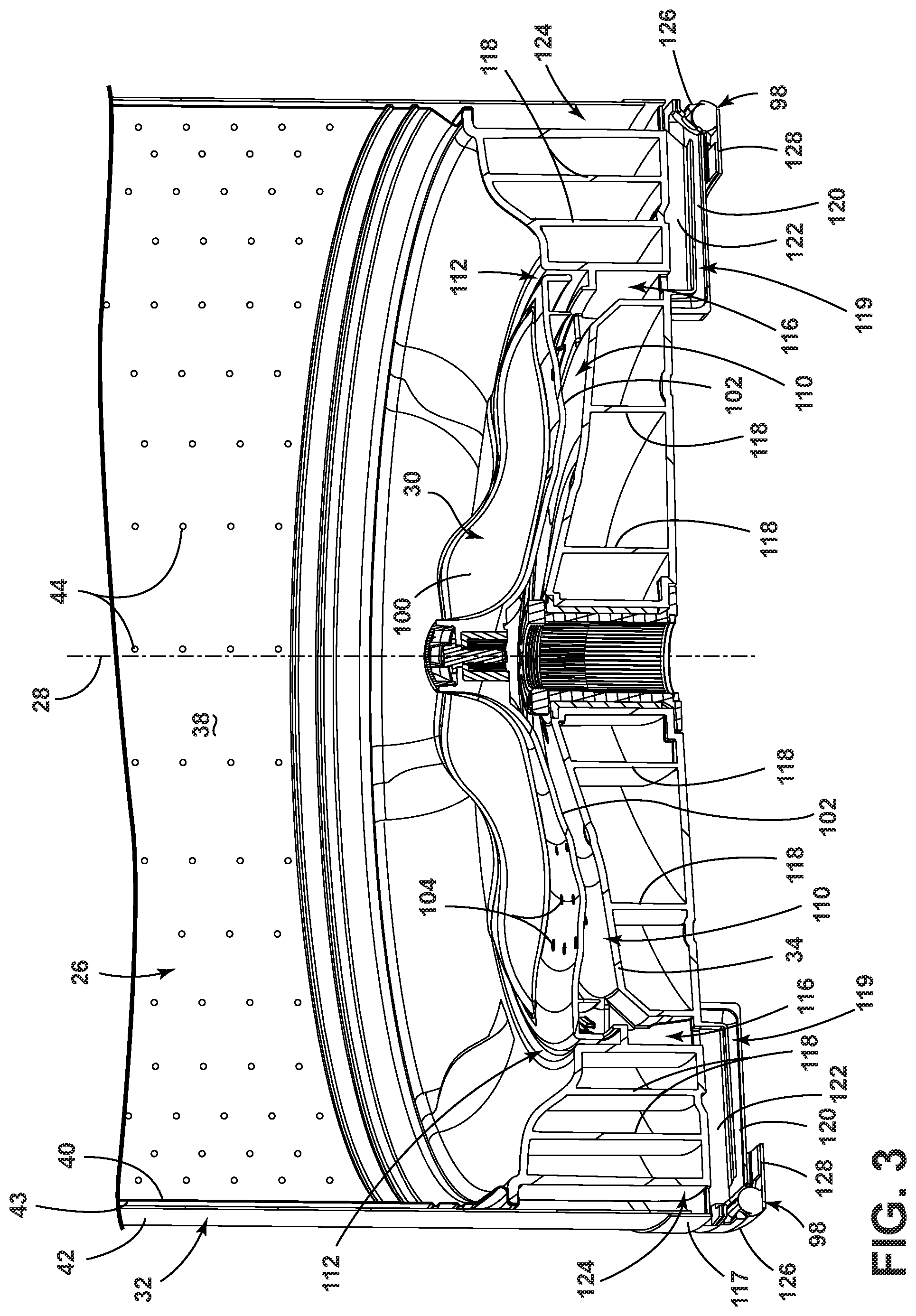 Patent US11781258 Figure 3 – Method of operating a fabric treating appliance