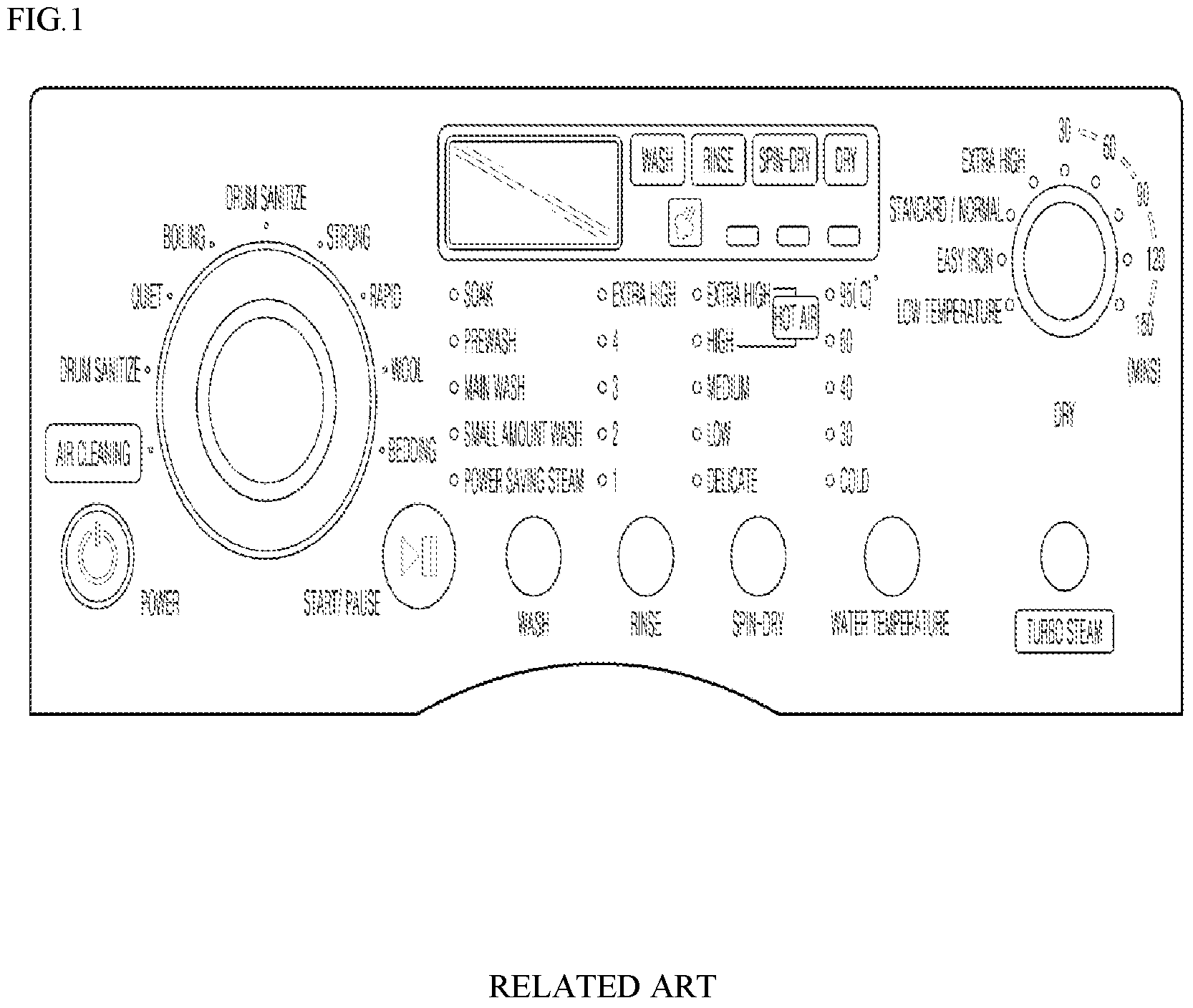 Patent US11781260 Figure 1 – Washing machine