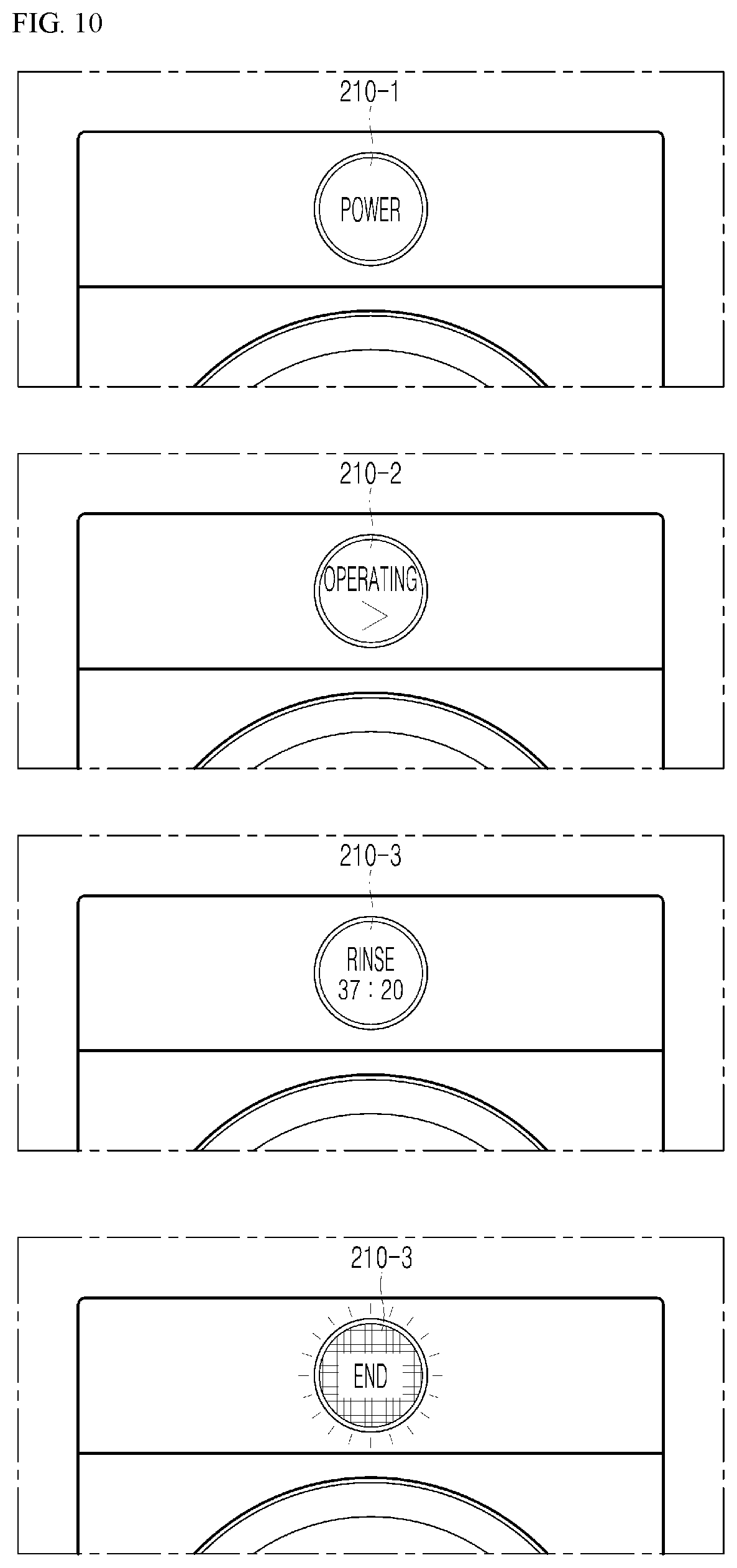Patent US11781260 Figure 10 – Washing machine