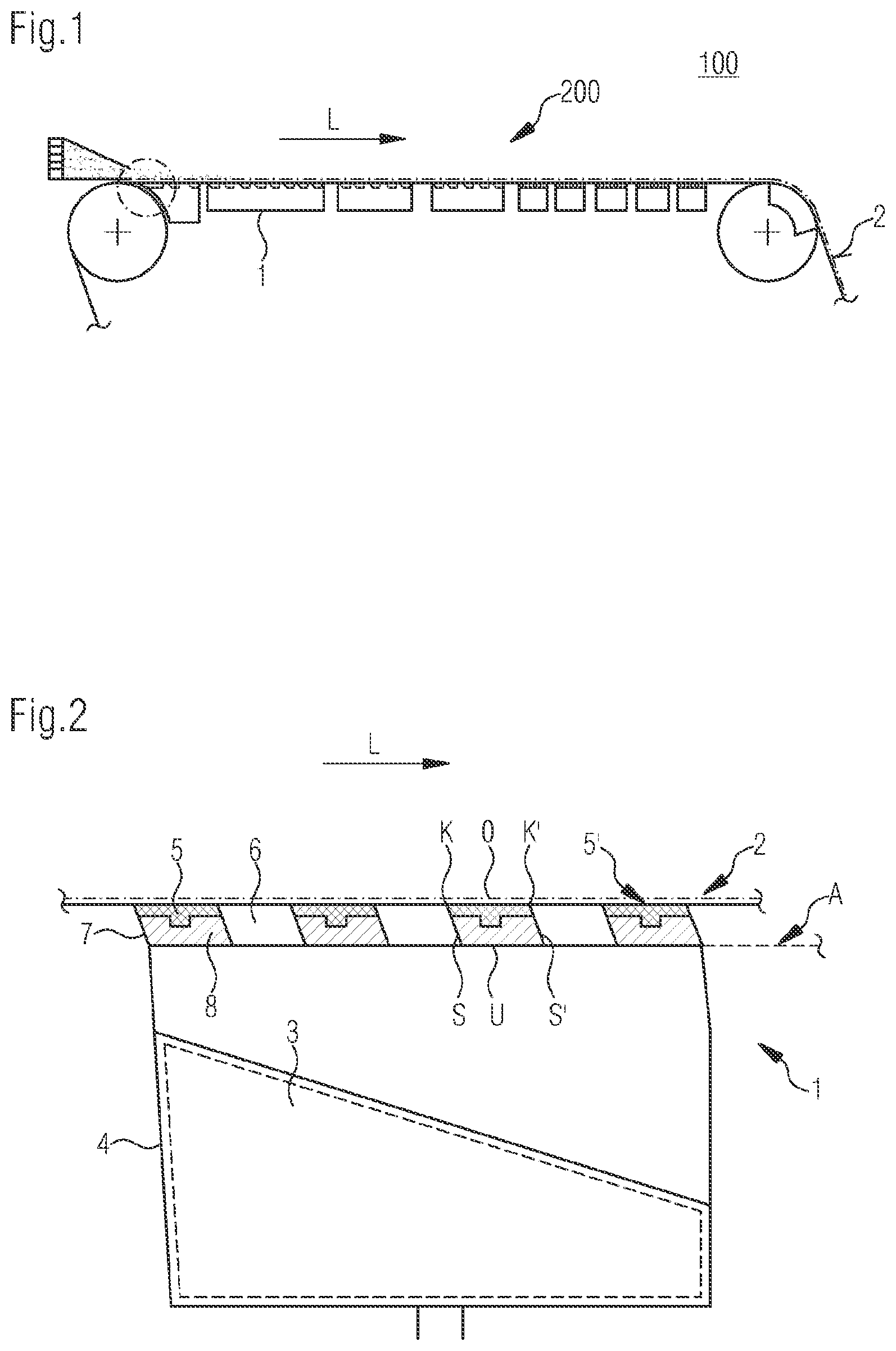 Patent US11781269 Figure 1 – Dewatering device