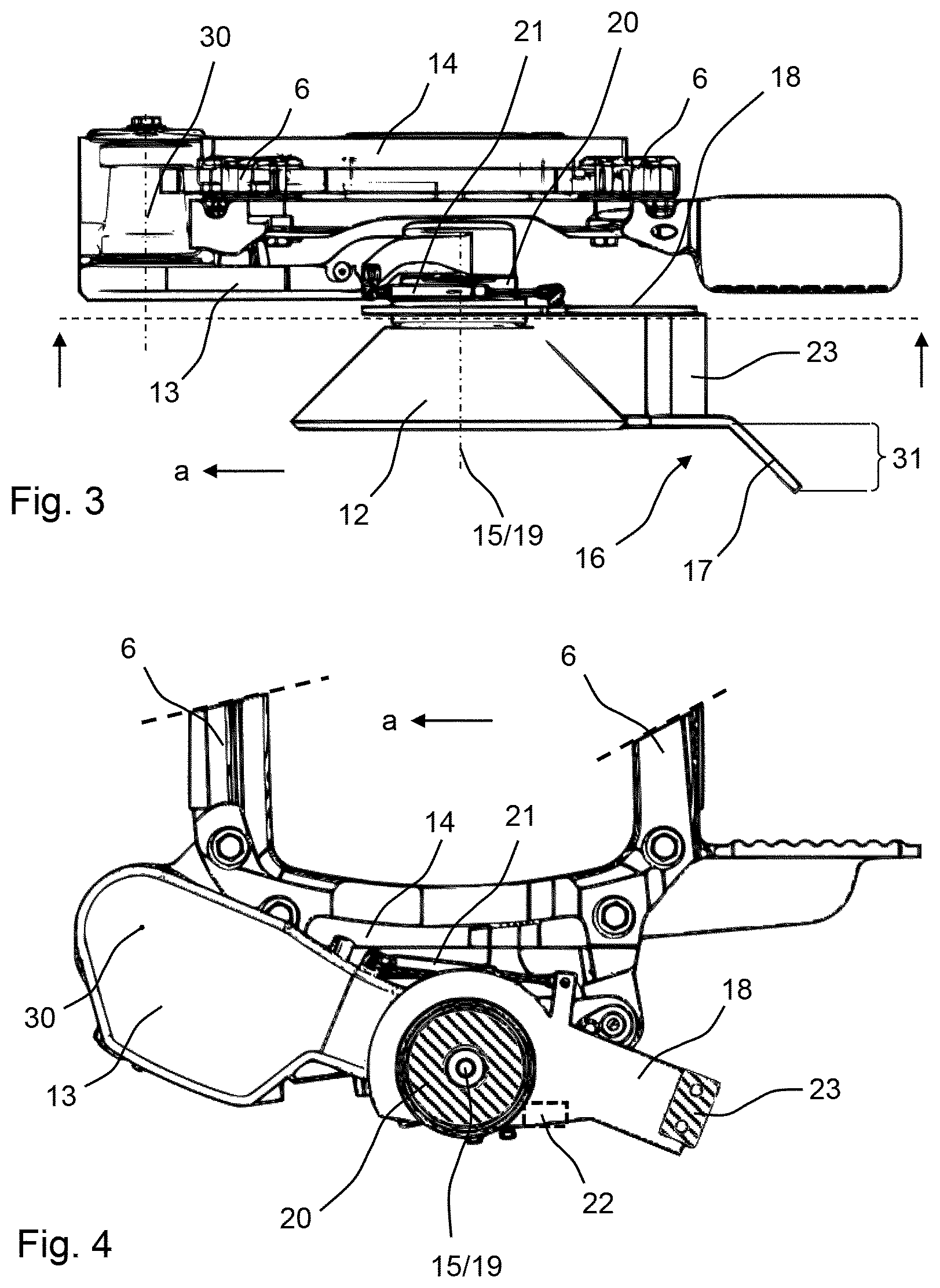 Patent US11781273 Figure 2 – Ground compaction apparatus for compacting a subsoil cover layer, asphalt roller, and method for operating a ground compaction apparatus