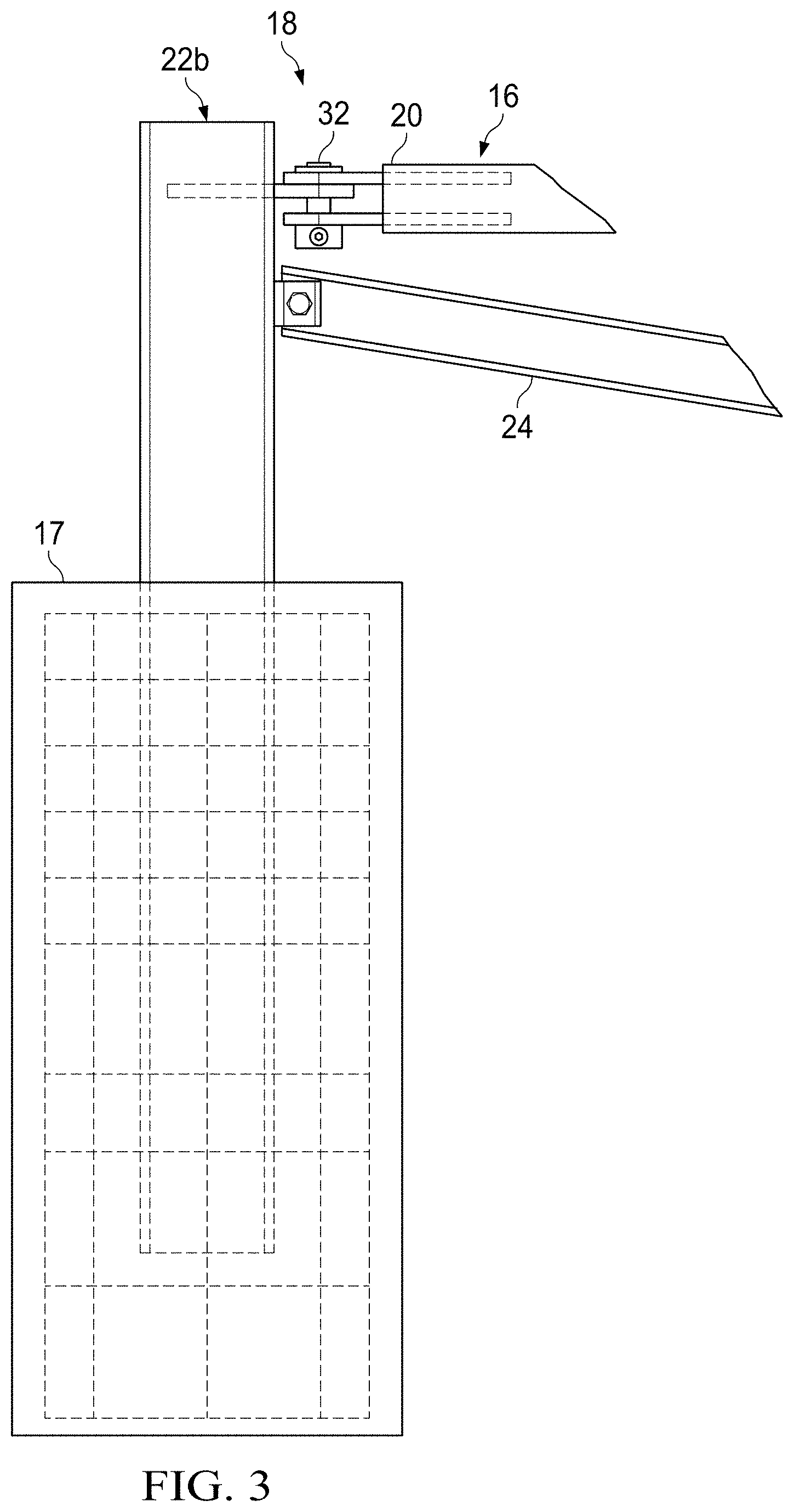 Patent US11781275 Figure 2 – Post and beam vehicle barrier