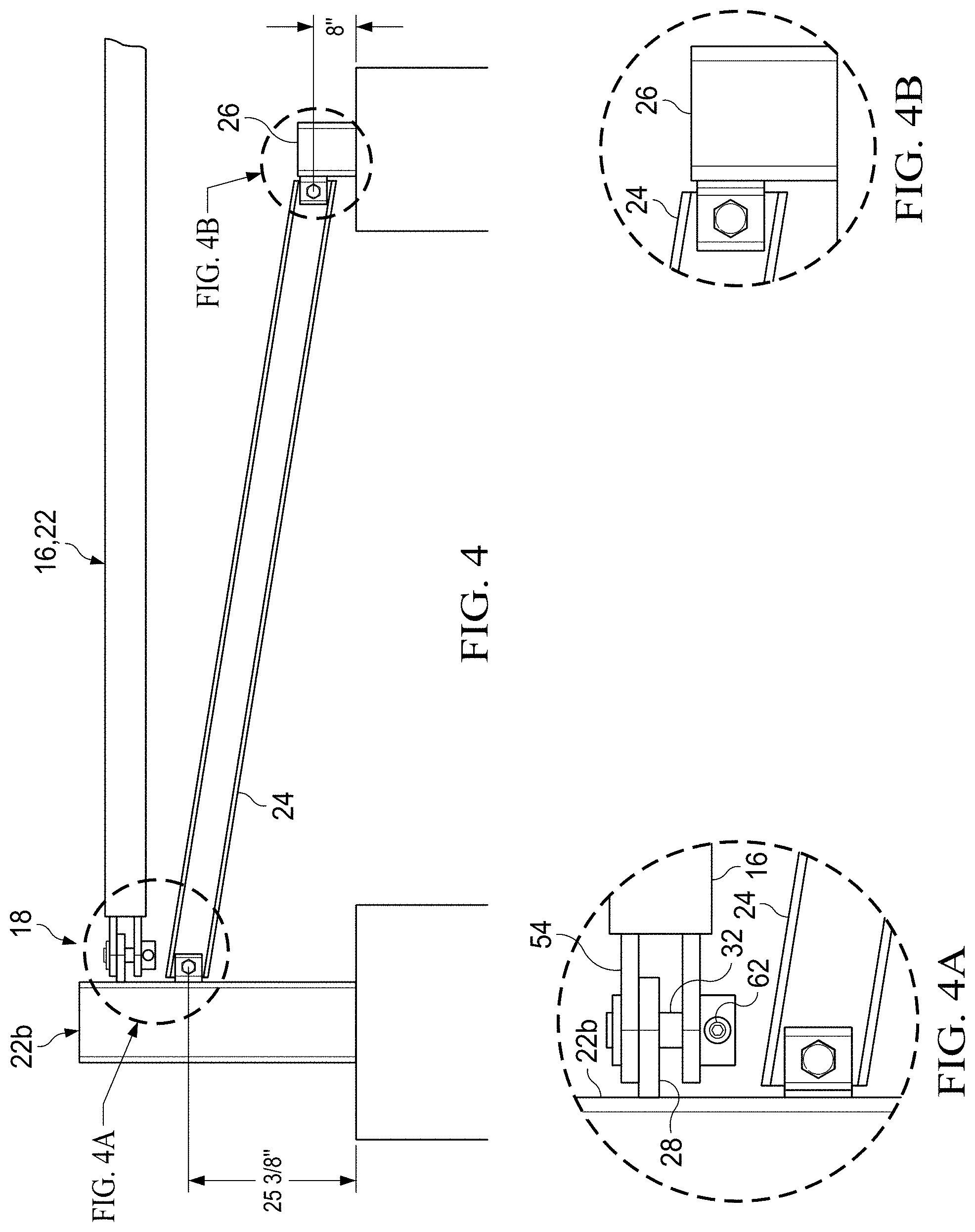 Patent US11781275 Figure 3 – Post and beam vehicle barrier