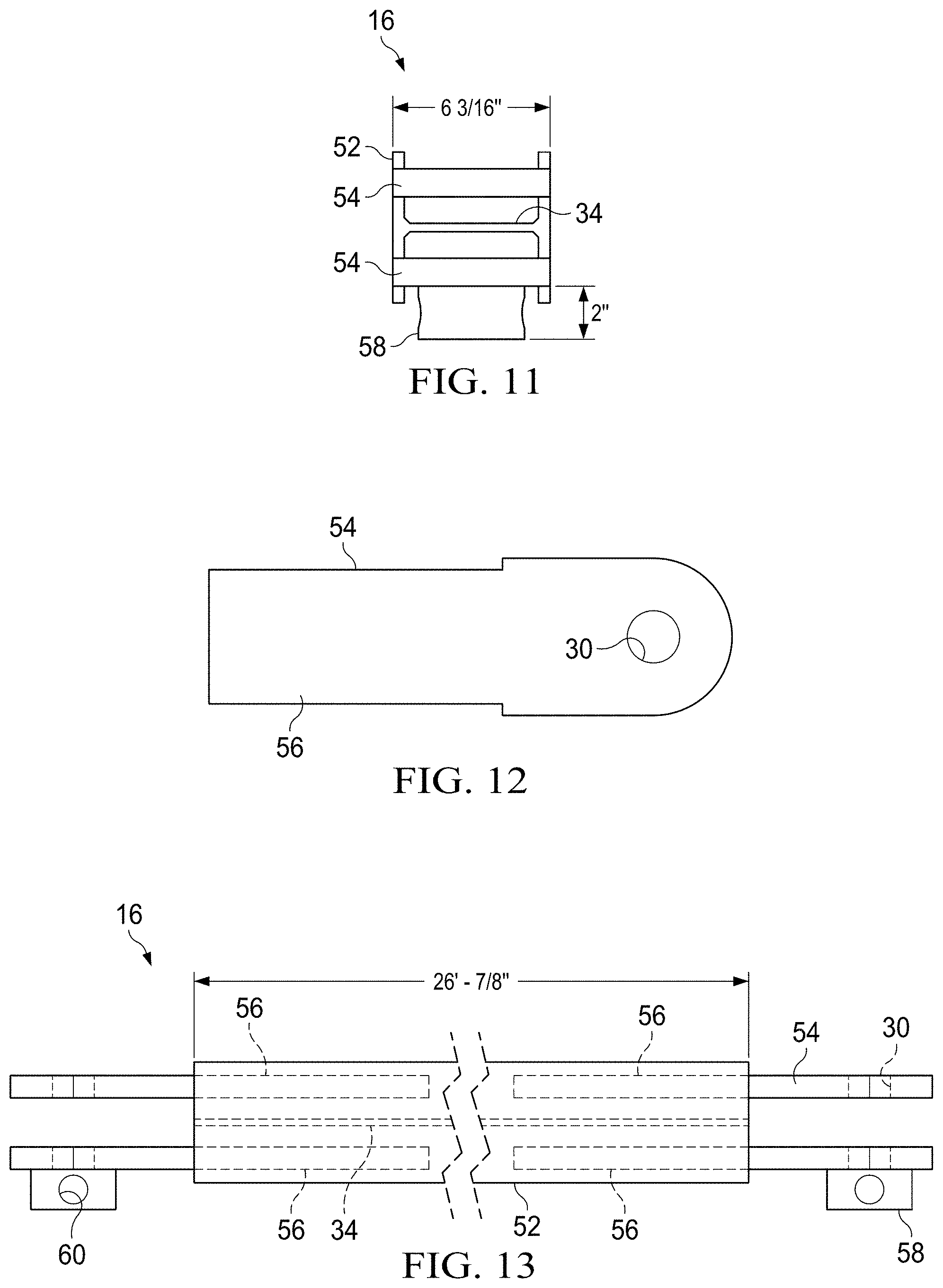 Patent US11781275 Figure 8 – Post and beam vehicle barrier