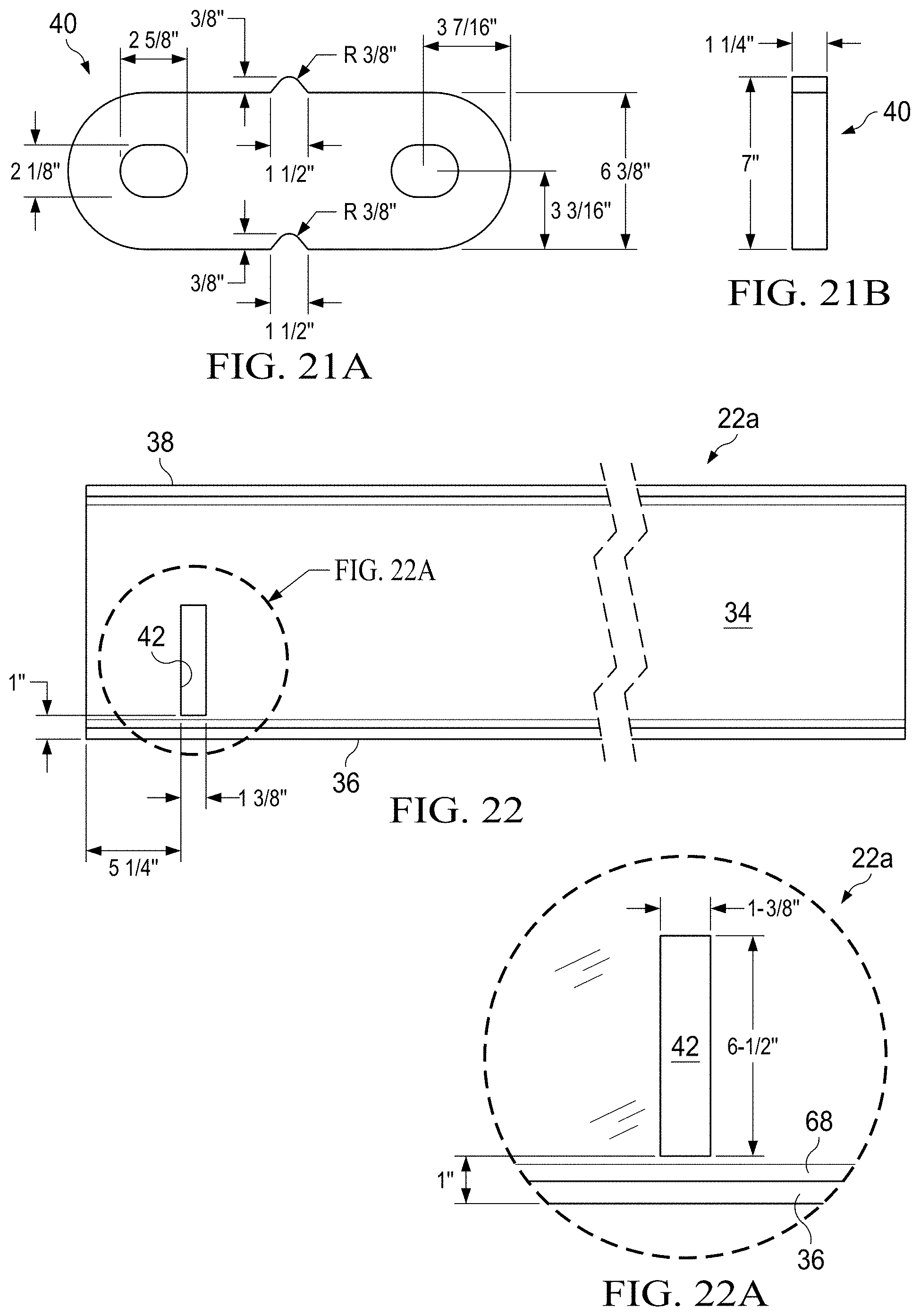 Patent US11781275 Figure 15 – Post and beam vehicle barrier