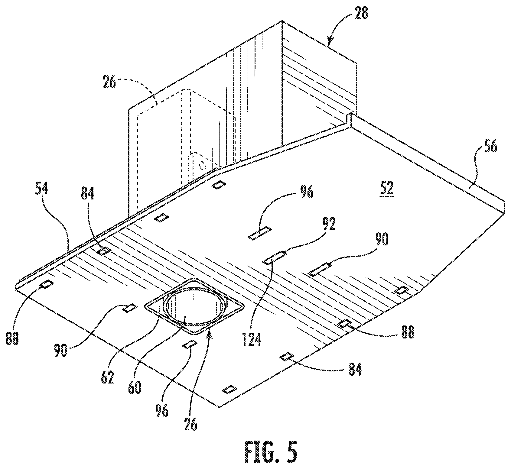Patent US11781276 Figure 3 – Shallow-mount braced-post barrier