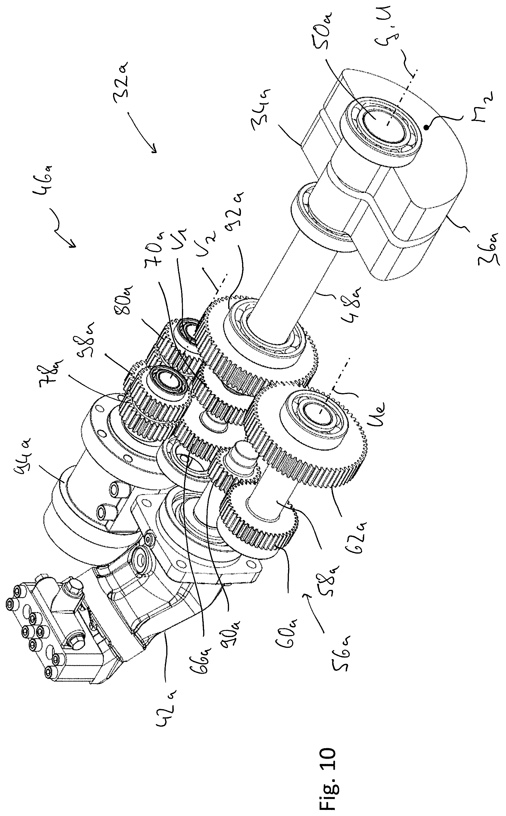 Patent US11781278 Figure 10 – Unbalance arrangement for a compactor roller of a soil compactor