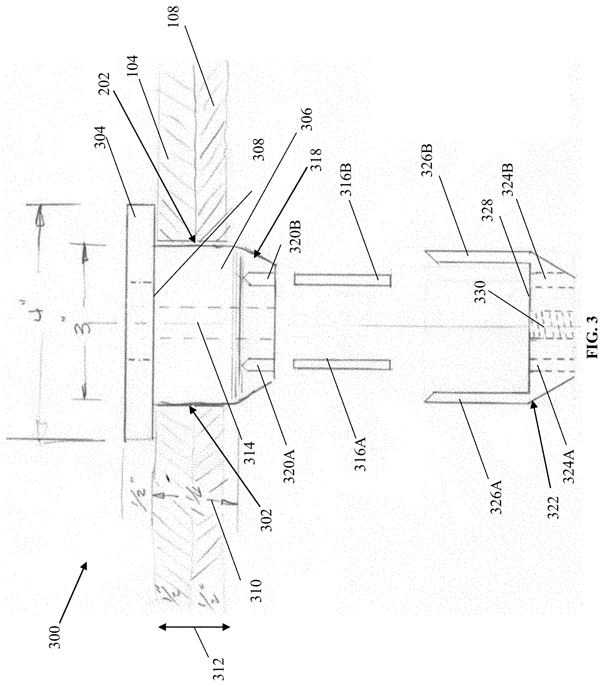 Patent US11781279 Figure 3 – Pile connection devices and methods thereof
