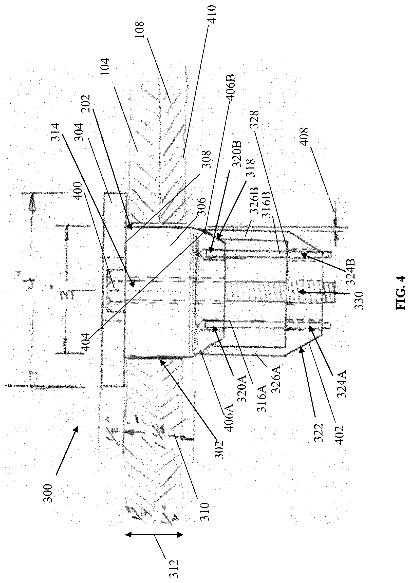 Patent US11781279 Figure 4 – Pile connection devices and methods thereof
