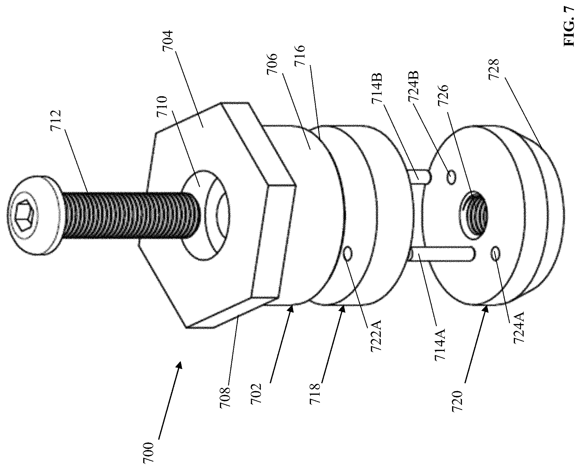 Patent US11781279 Figure 7 – Pile connection devices and methods thereof