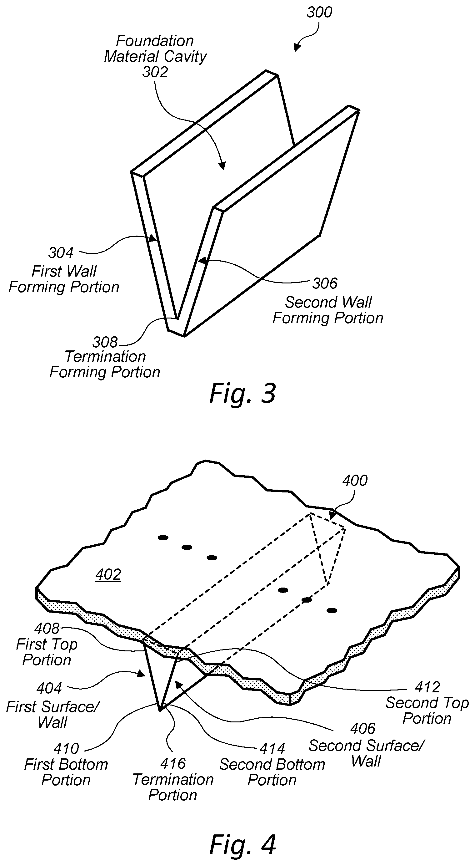 Patent US11781281 Figure 3 – Forms and subsurface structural elements that redirect soil forces