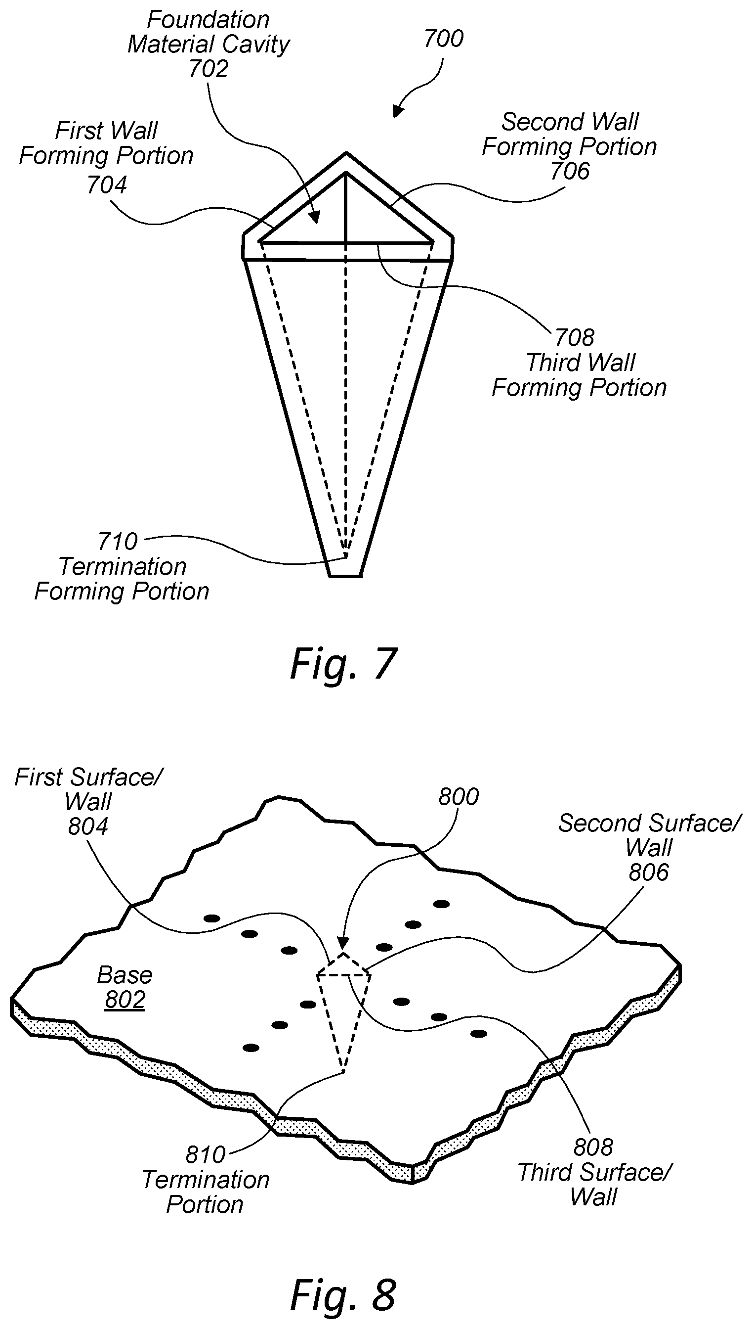 Patent US11781281 Figure 5 – Forms and subsurface structural elements that redirect soil forces