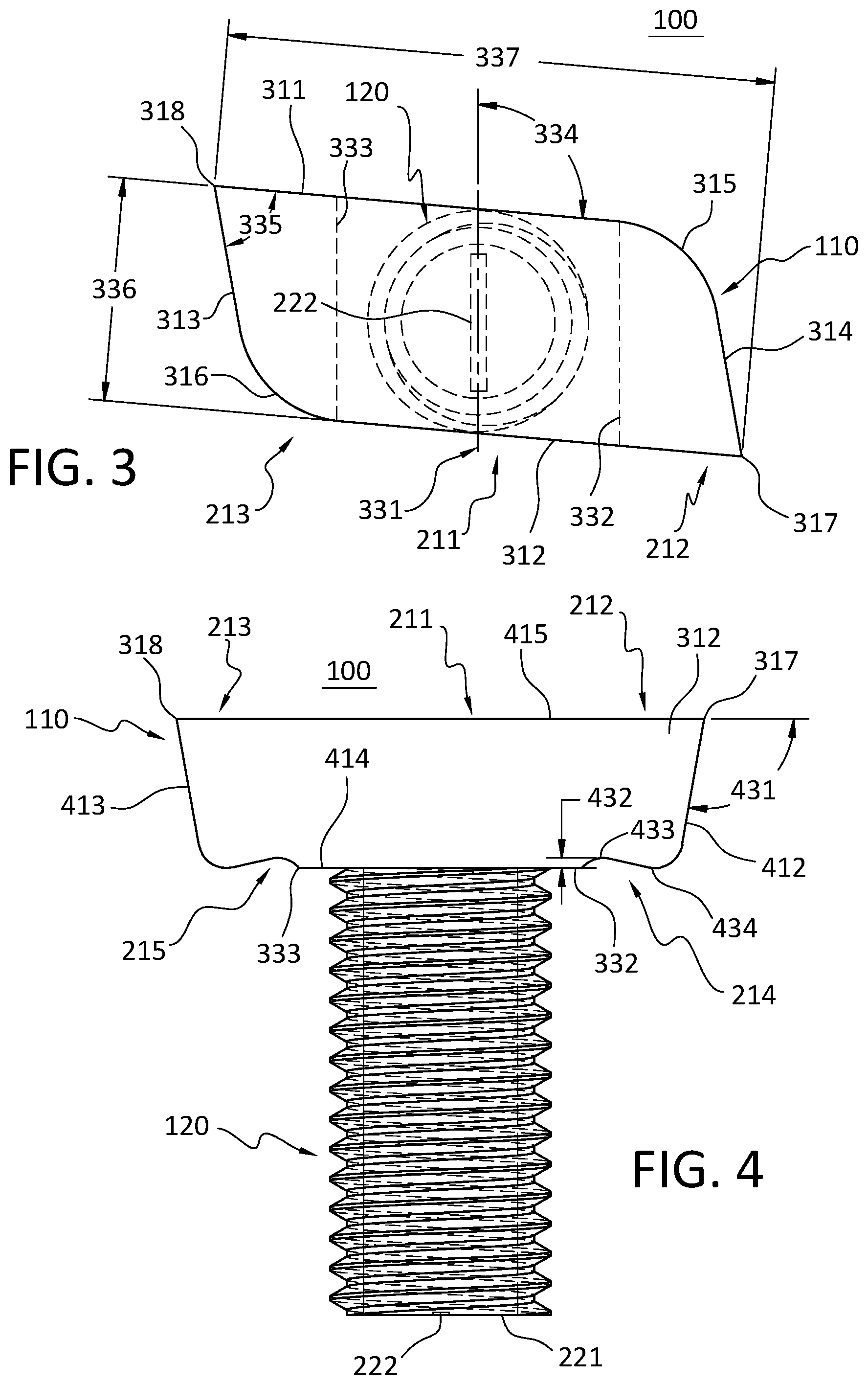 Patent US11781282 Figure 2 – Locking t-bolts, post sleeves, post sleeves with shear connections, and related systems and methods