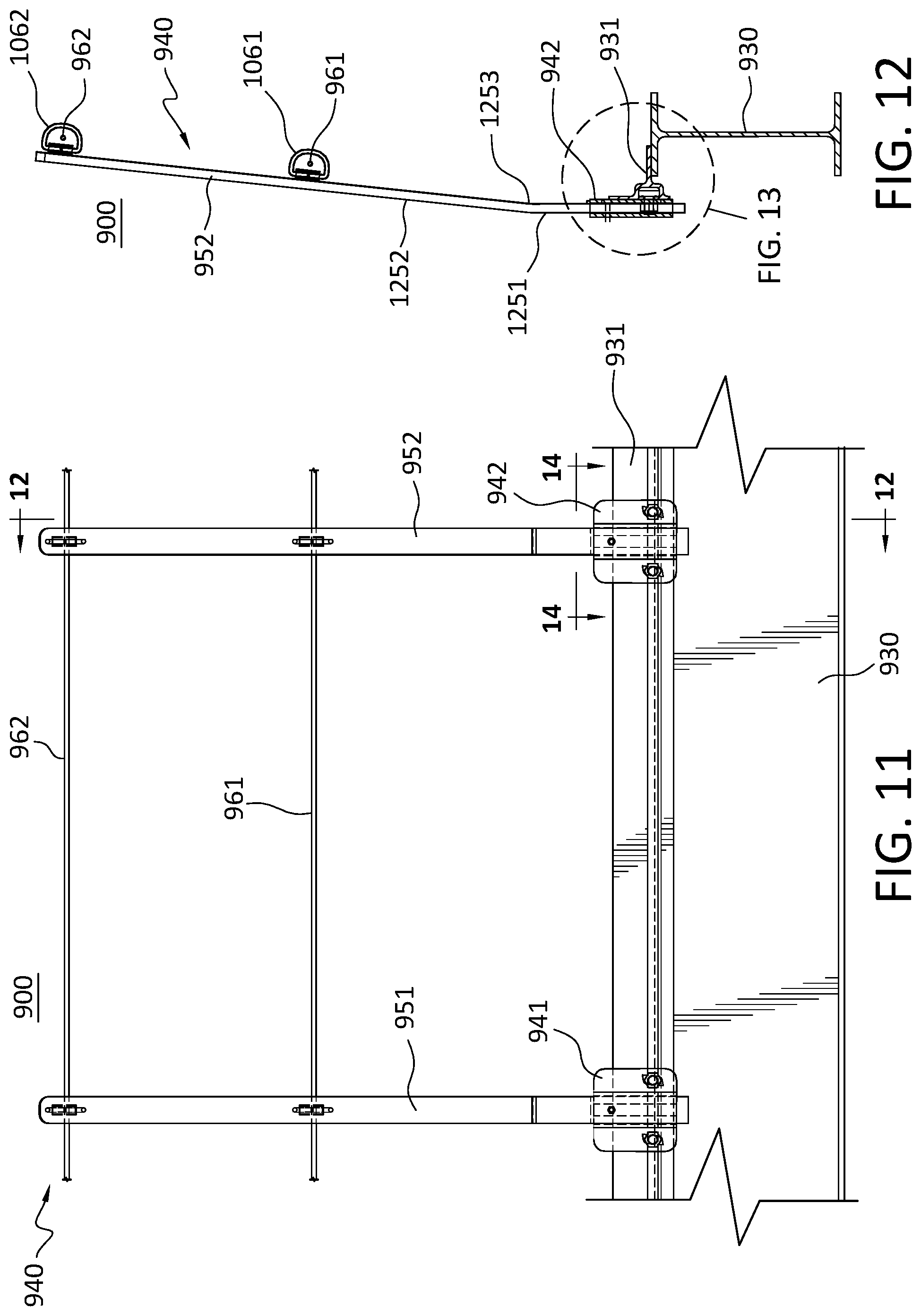 Patent US11781282 Figure 6 – Locking t-bolts, post sleeves, post sleeves with shear connections, and related systems and methods