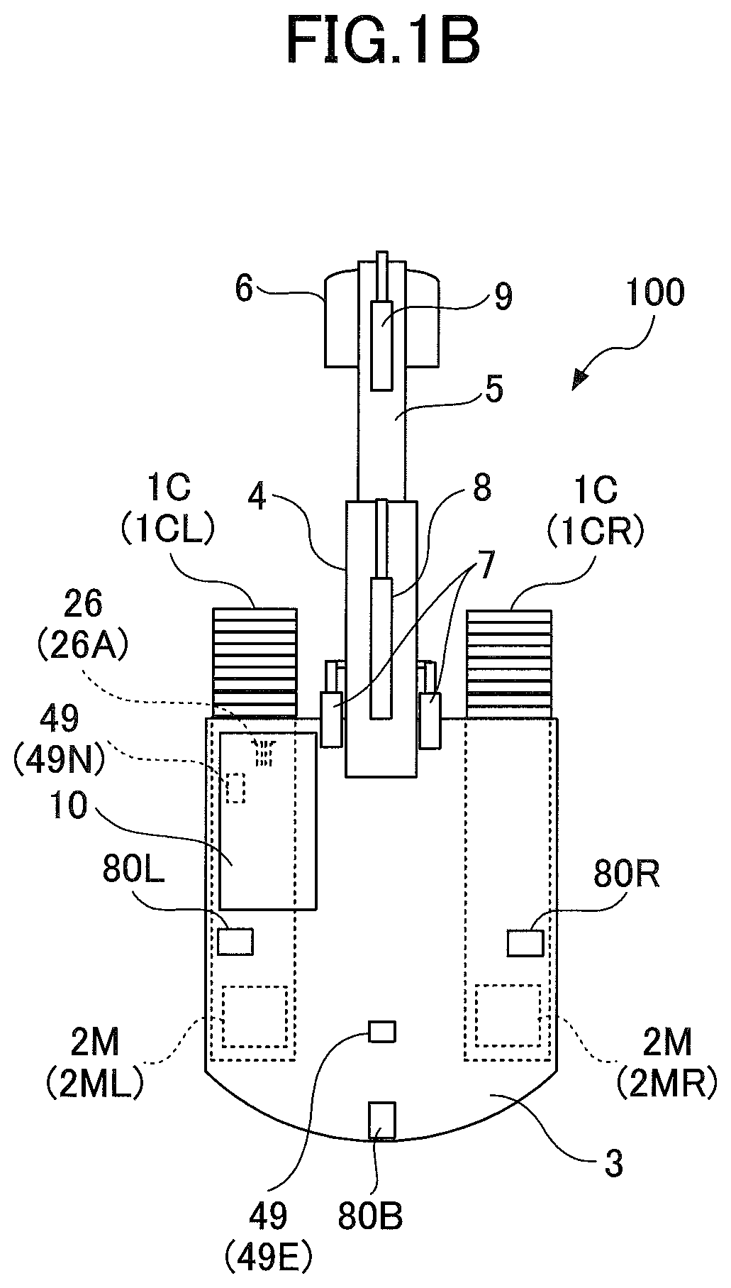 Patent US11781290 Figure 2 – Shovel and output device of shovel