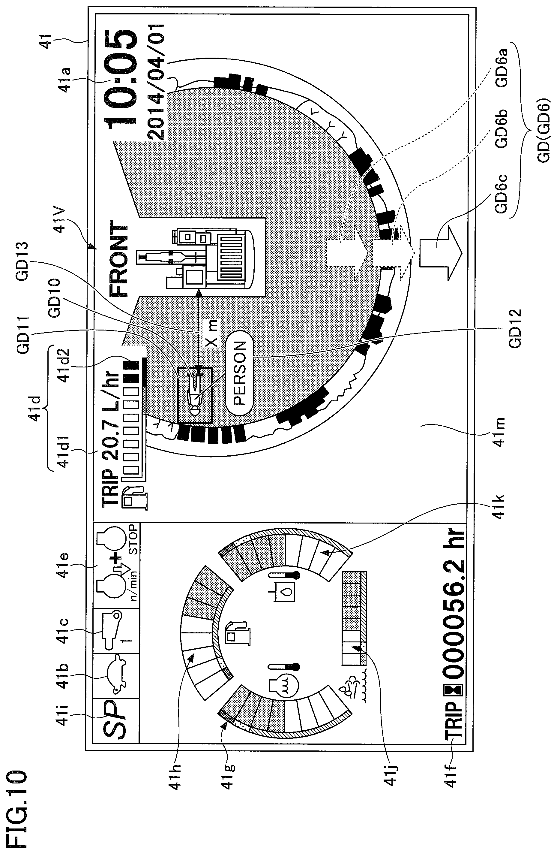 Patent US11781290 Figure 15 – Shovel and output device of shovel