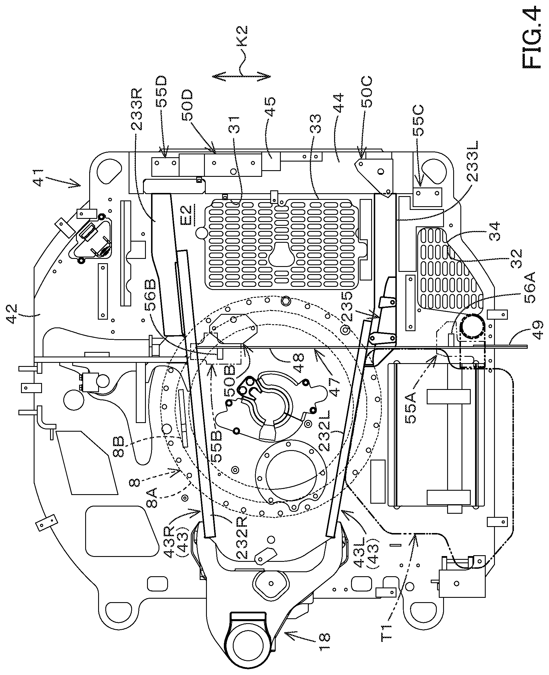 Patent US11781291 Figure 4 – Working machine and manufacturing method of the same