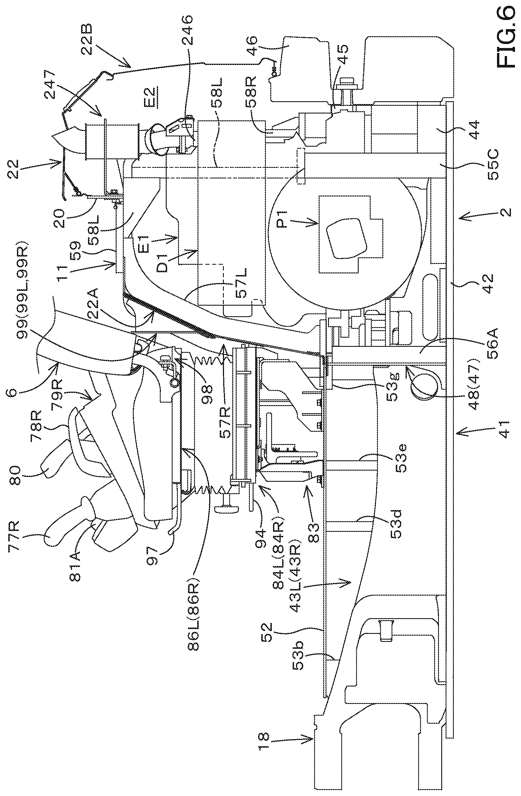 Patent US11781291 Figure 6 – Working machine and manufacturing method of the same