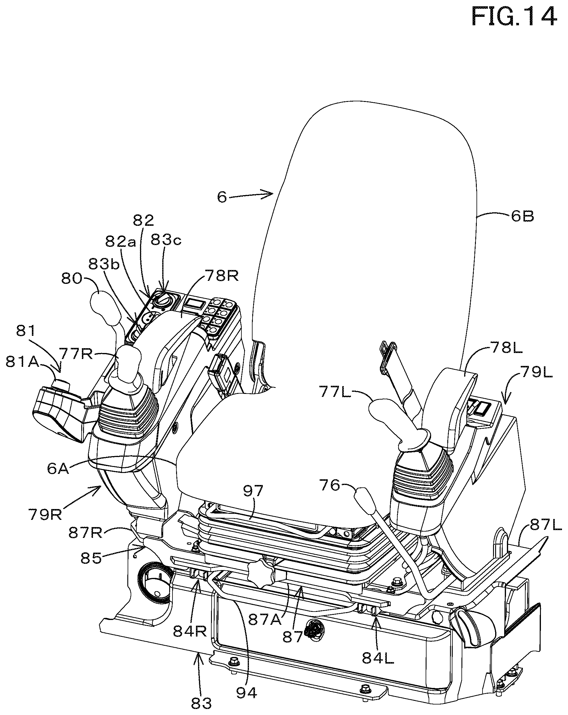 Patent US11781291 Figure 14 – Working machine and manufacturing method of the same
