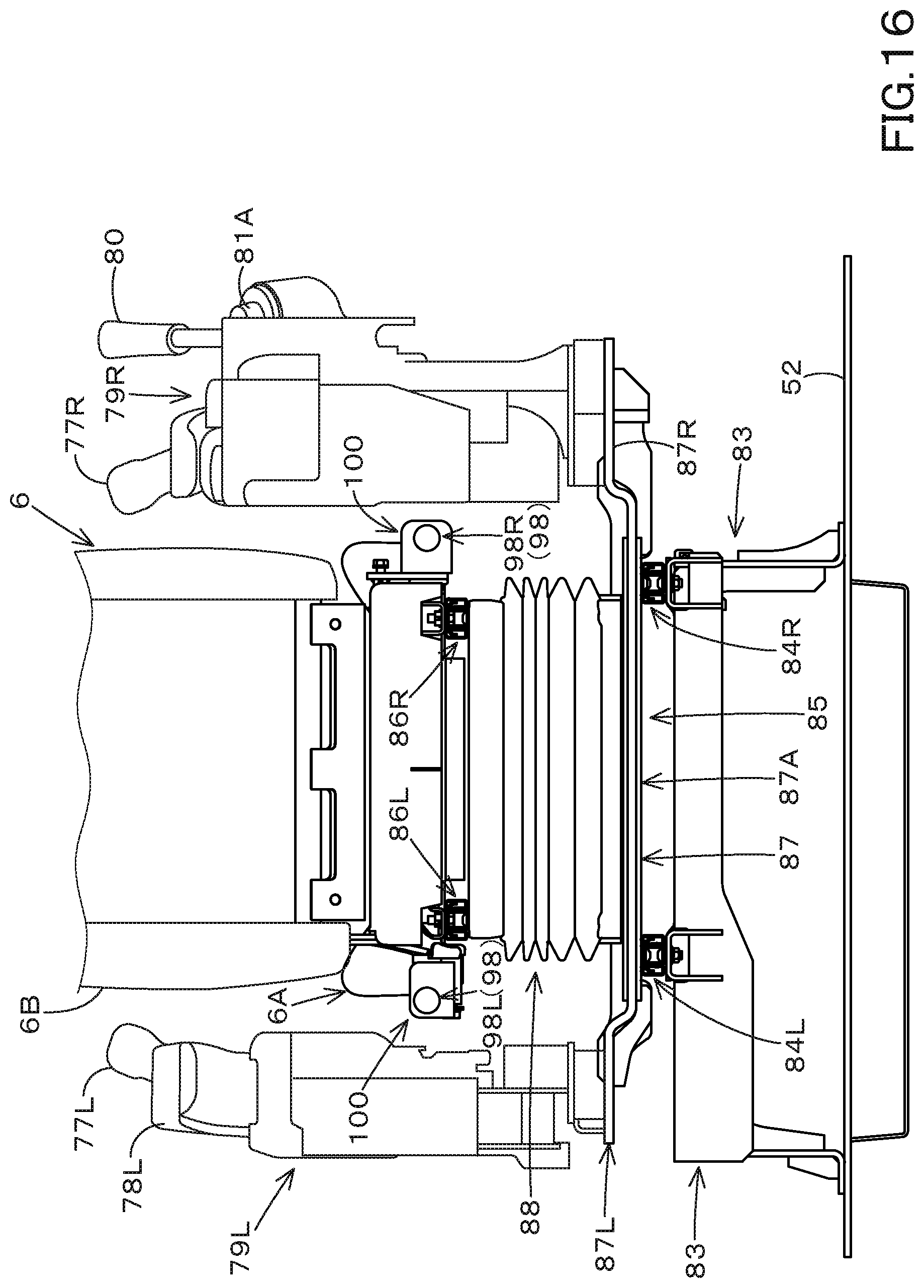 Patent US11781291 Figure 16 – Working machine and manufacturing method of the same