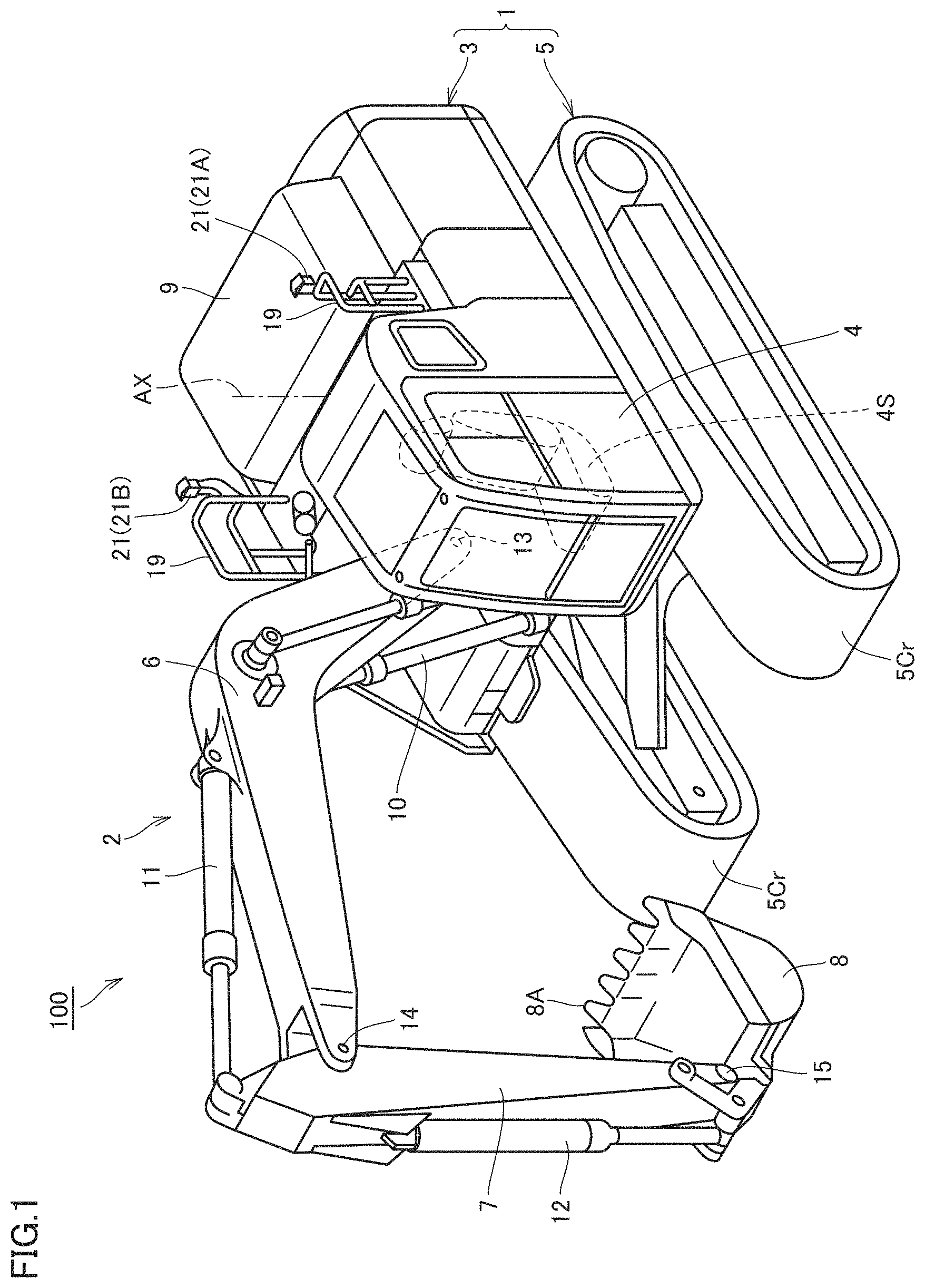 Patent US11781292 Figure 1 – Work machine, method for controlling work machine, and execution management device