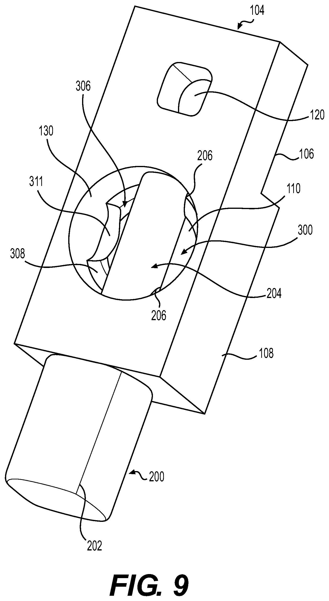 Patent US11781293 Figure 6 – Retention system for motor grader bits