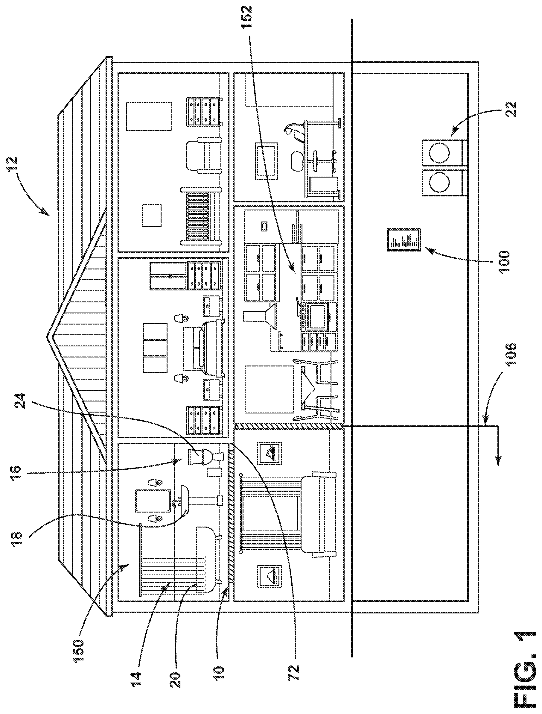 Patent US11781294 Figure 1 – Water reclamation system for household use having a removable sanitizing module
