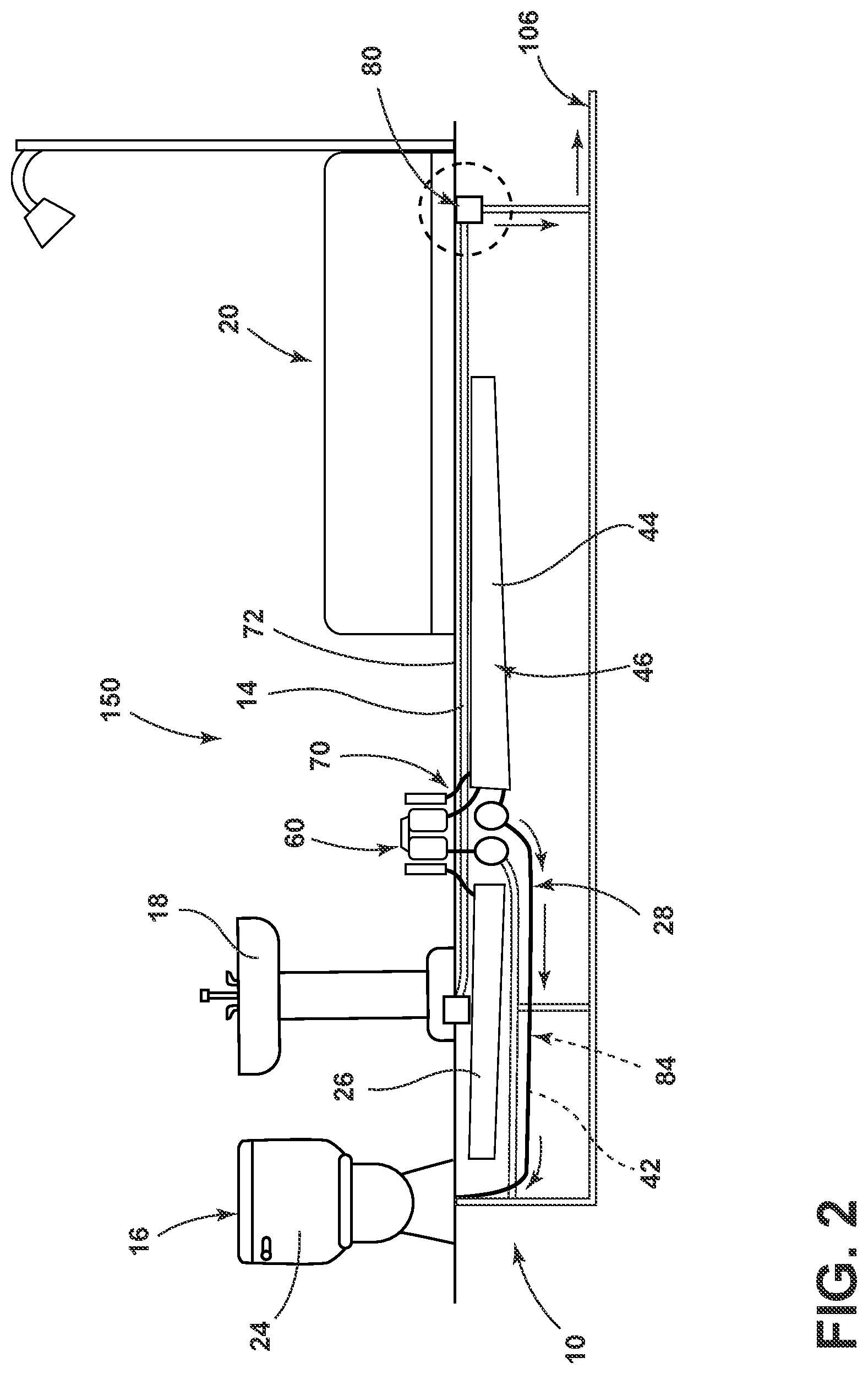 Patent US11781294 Figure 2 – Water reclamation system for household use having a removable sanitizing module