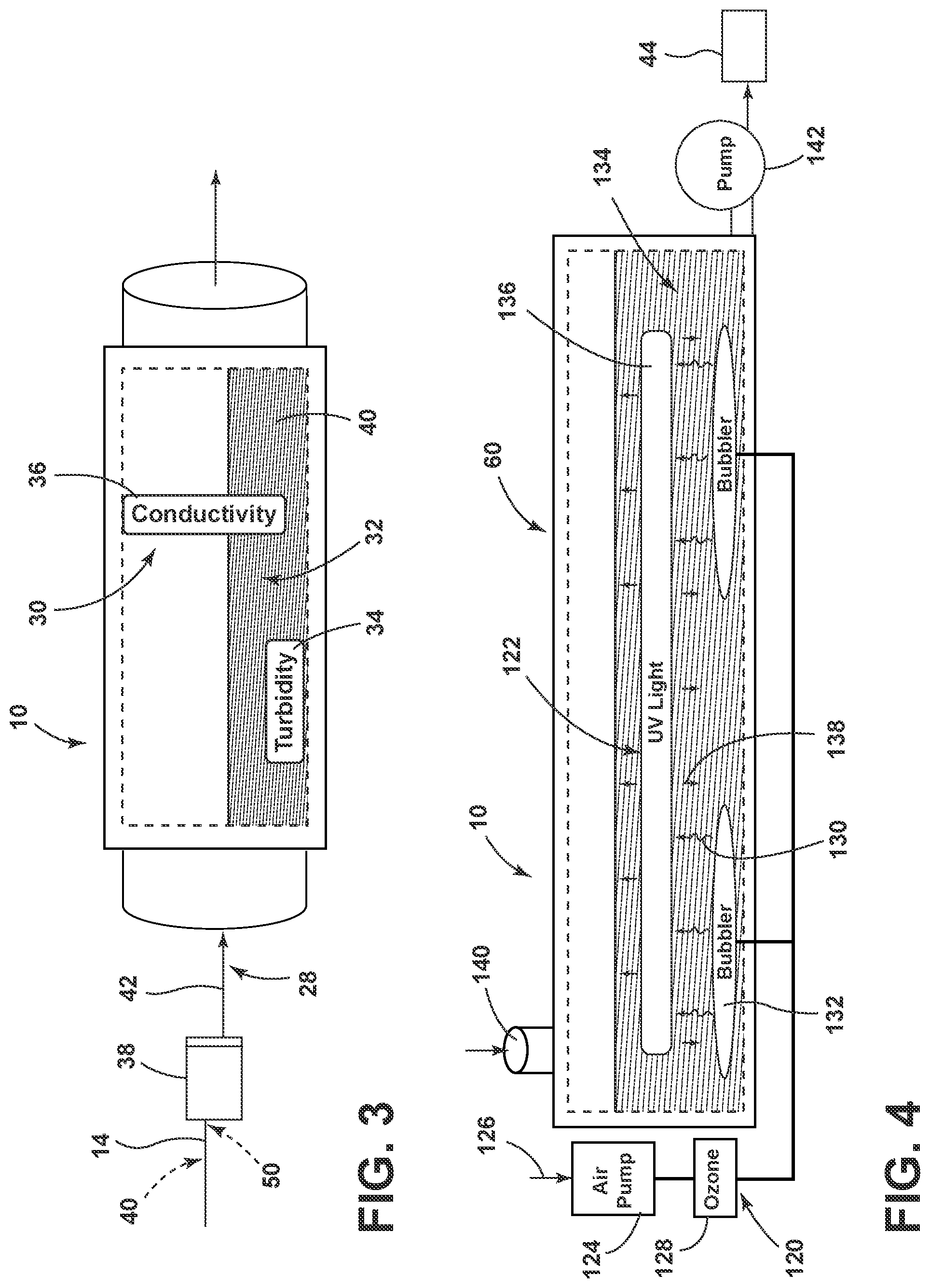 Patent US11781294 Figure 3 – Water reclamation system for household use having a removable sanitizing module