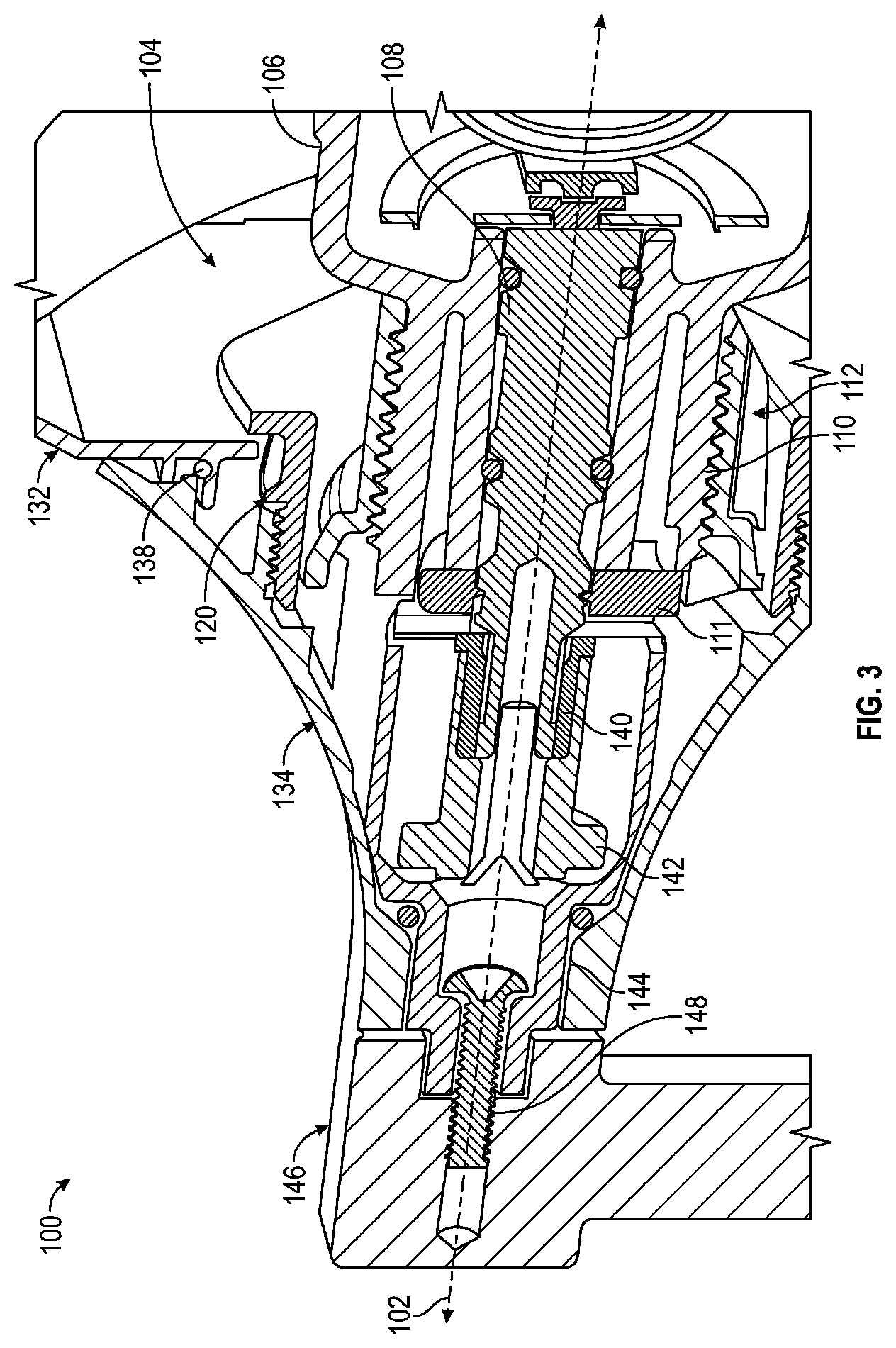 Patent US11781296 Figure 3 – Shower trim assembly