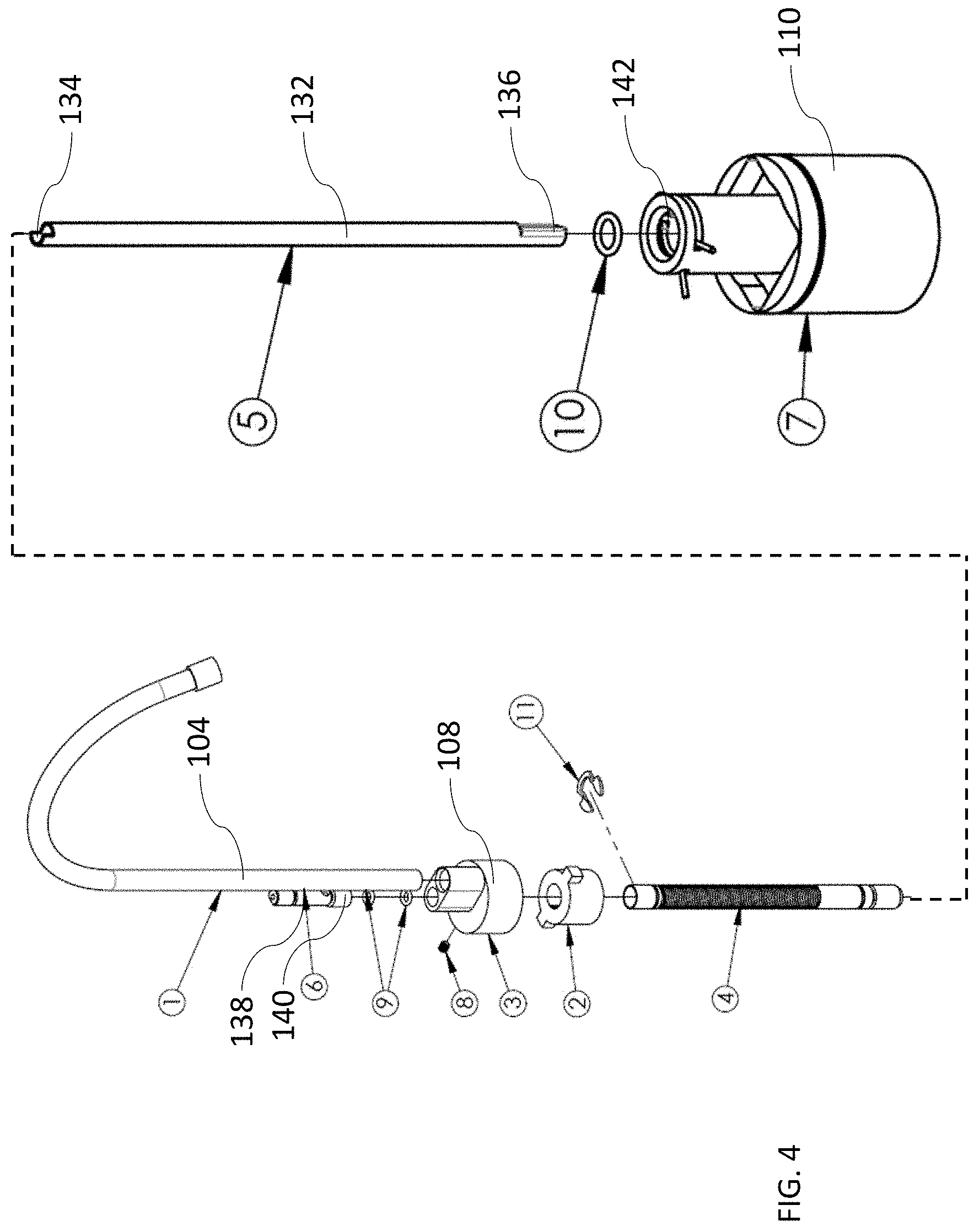 Patent US11781297 Figure 4 – Multi-line faucet with undercounter valve assembly