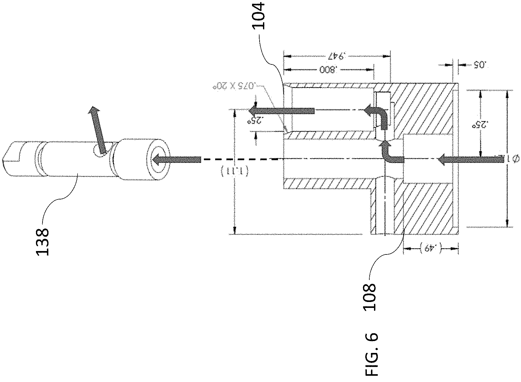 Patent US11781297 Figure 6 – Multi-line faucet with undercounter valve assembly