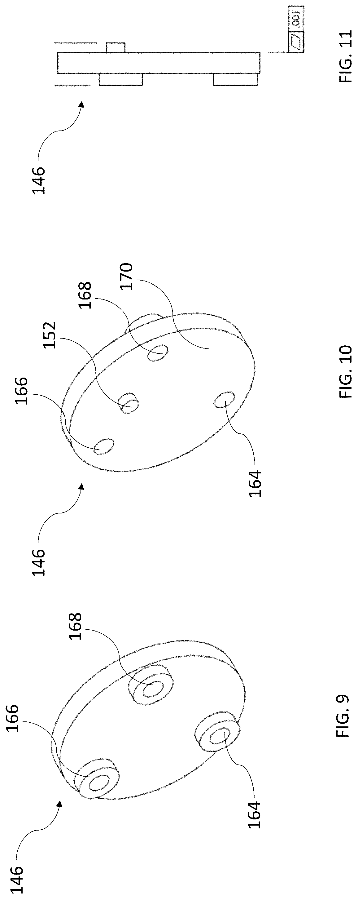 Patent US11781297 Figure 8 – Multi-line faucet with undercounter valve assembly