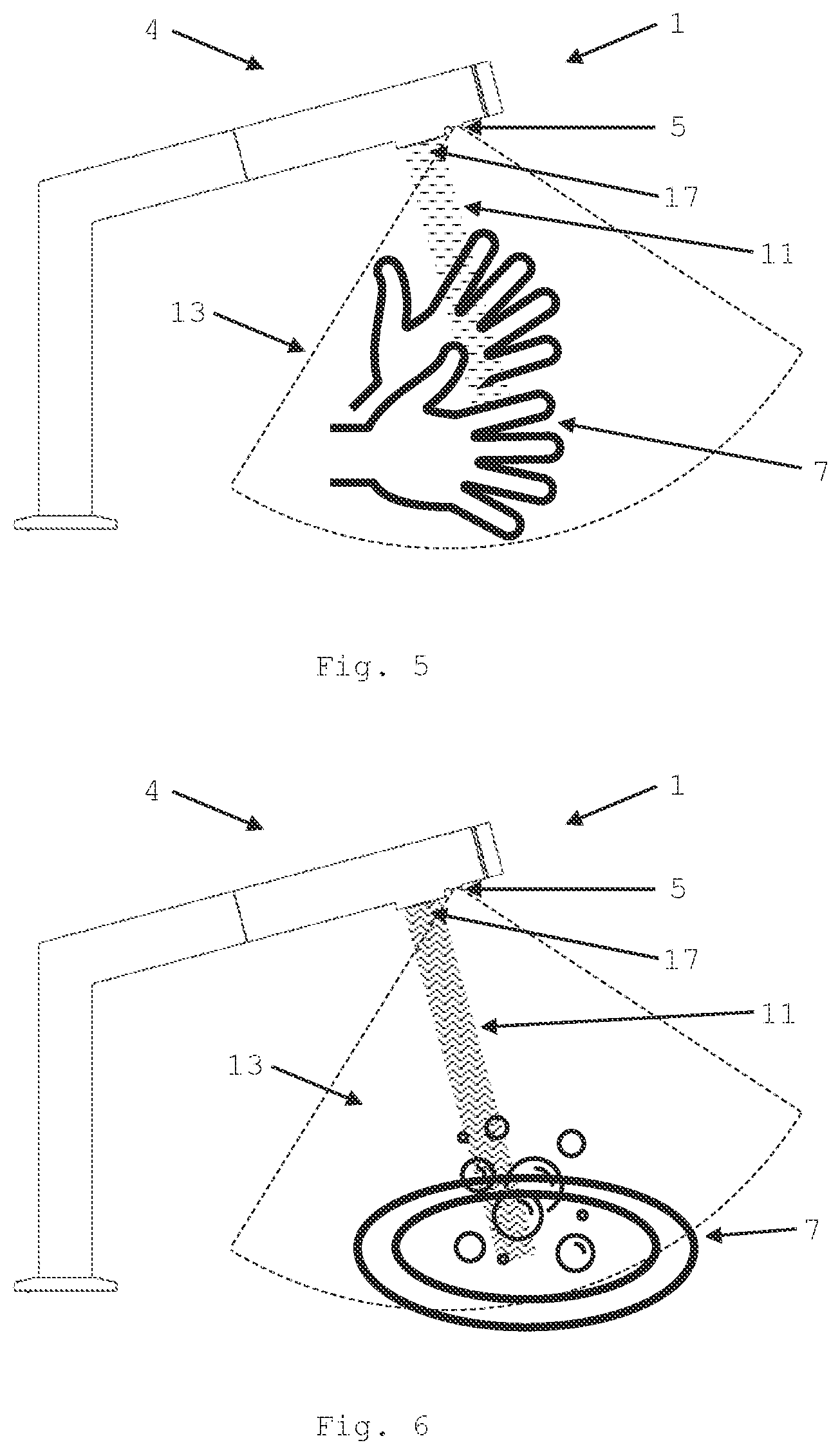 Patent US11781298 Figure 3 – Fitting with automatic object recognition and method for controlling a fitting by means of automatic object recognition