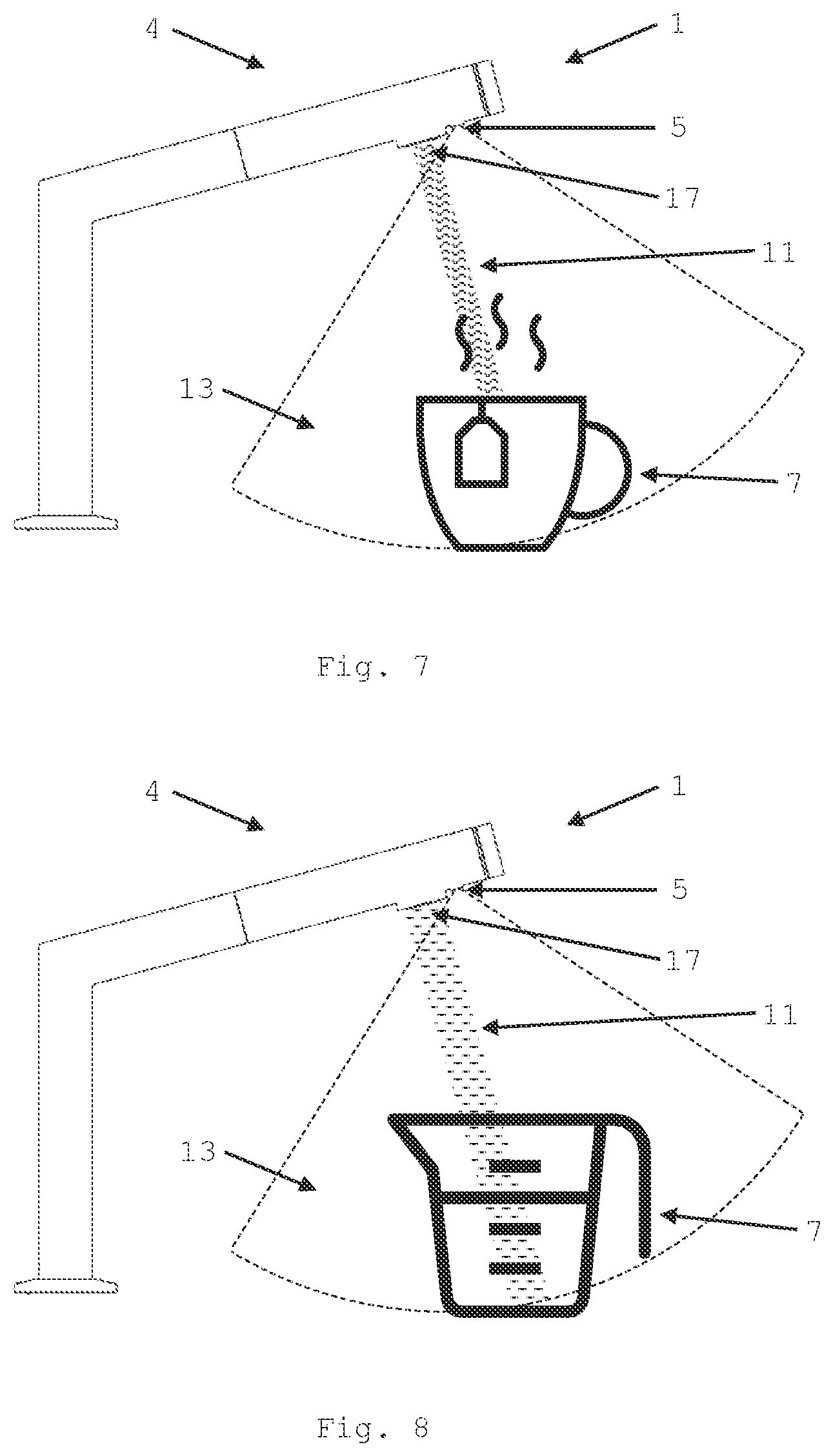 Patent US11781298 Figure 4 – Fitting with automatic object recognition and method for controlling a fitting by means of automatic object recognition