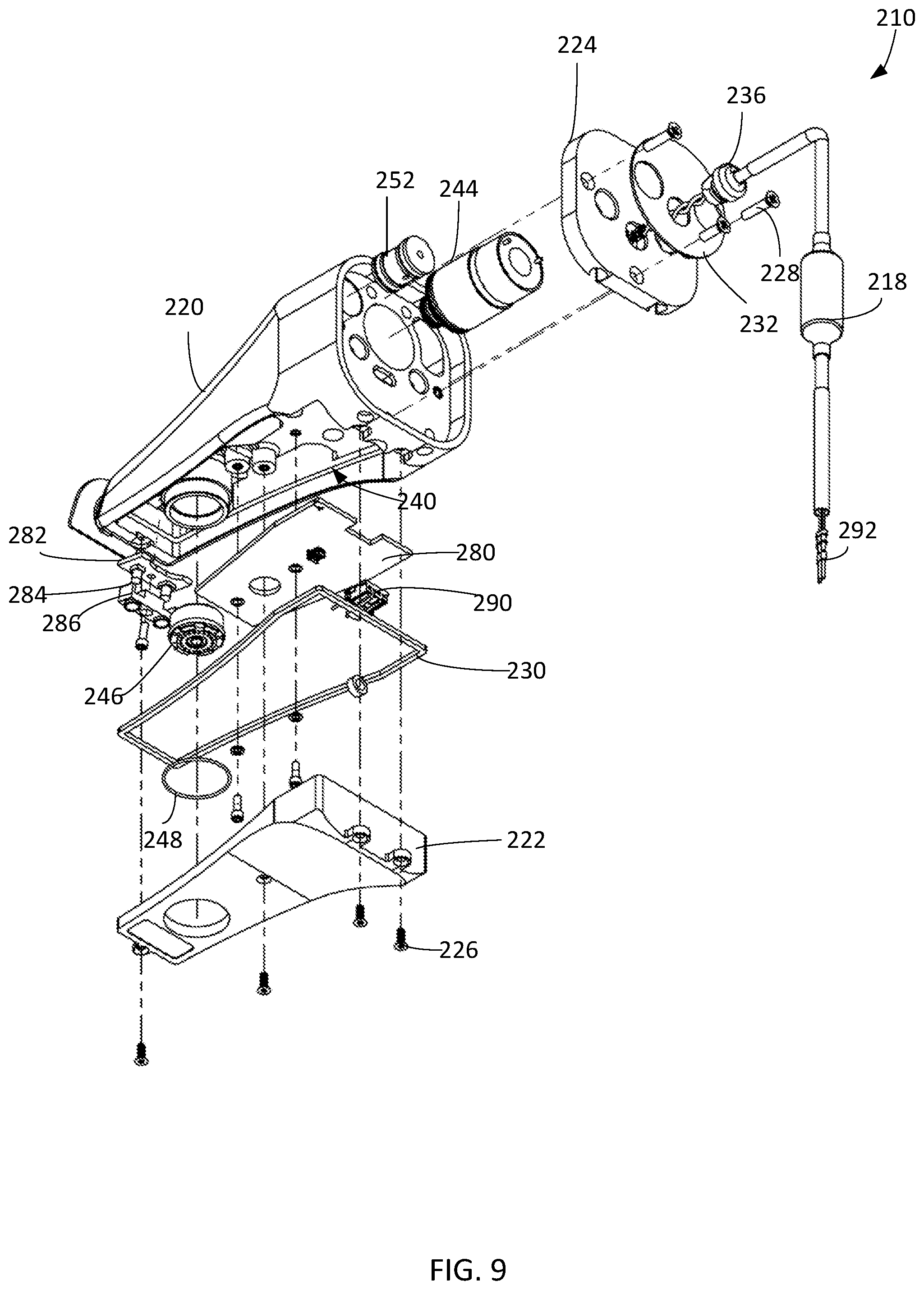 Patent US11781299 Figure 7 – Touchless faucet