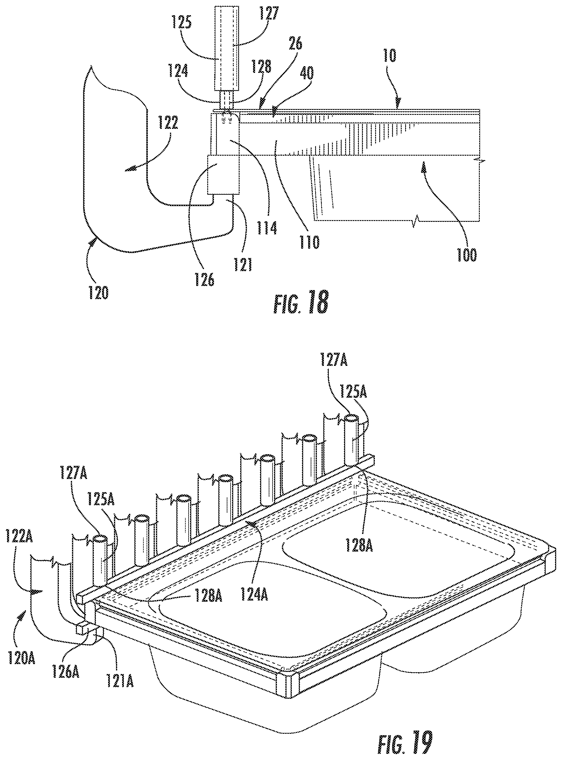 Patent US11781301 Figure 8 – Method of making drawn sink having low-profile rim