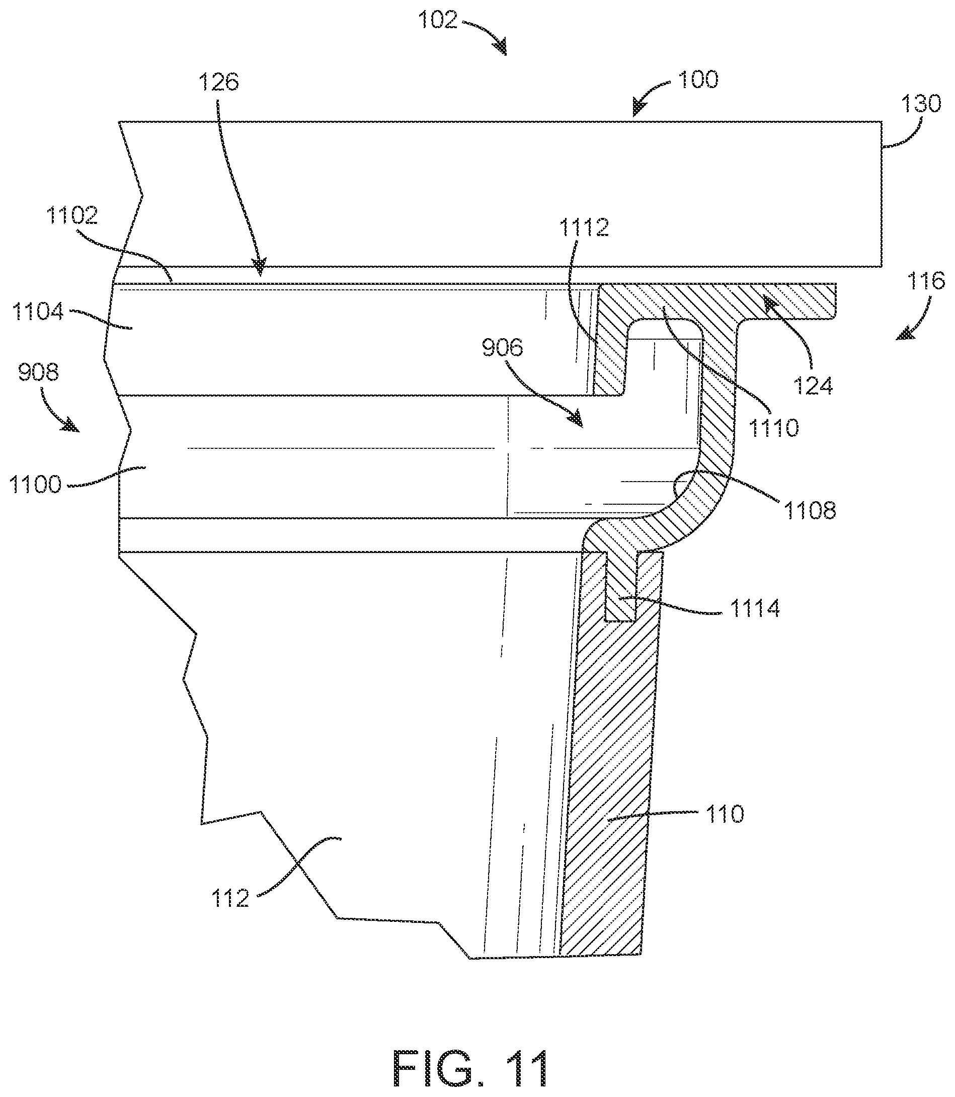 Patent US11781302 Figure 11 – Sink having removable apron and accessory systems