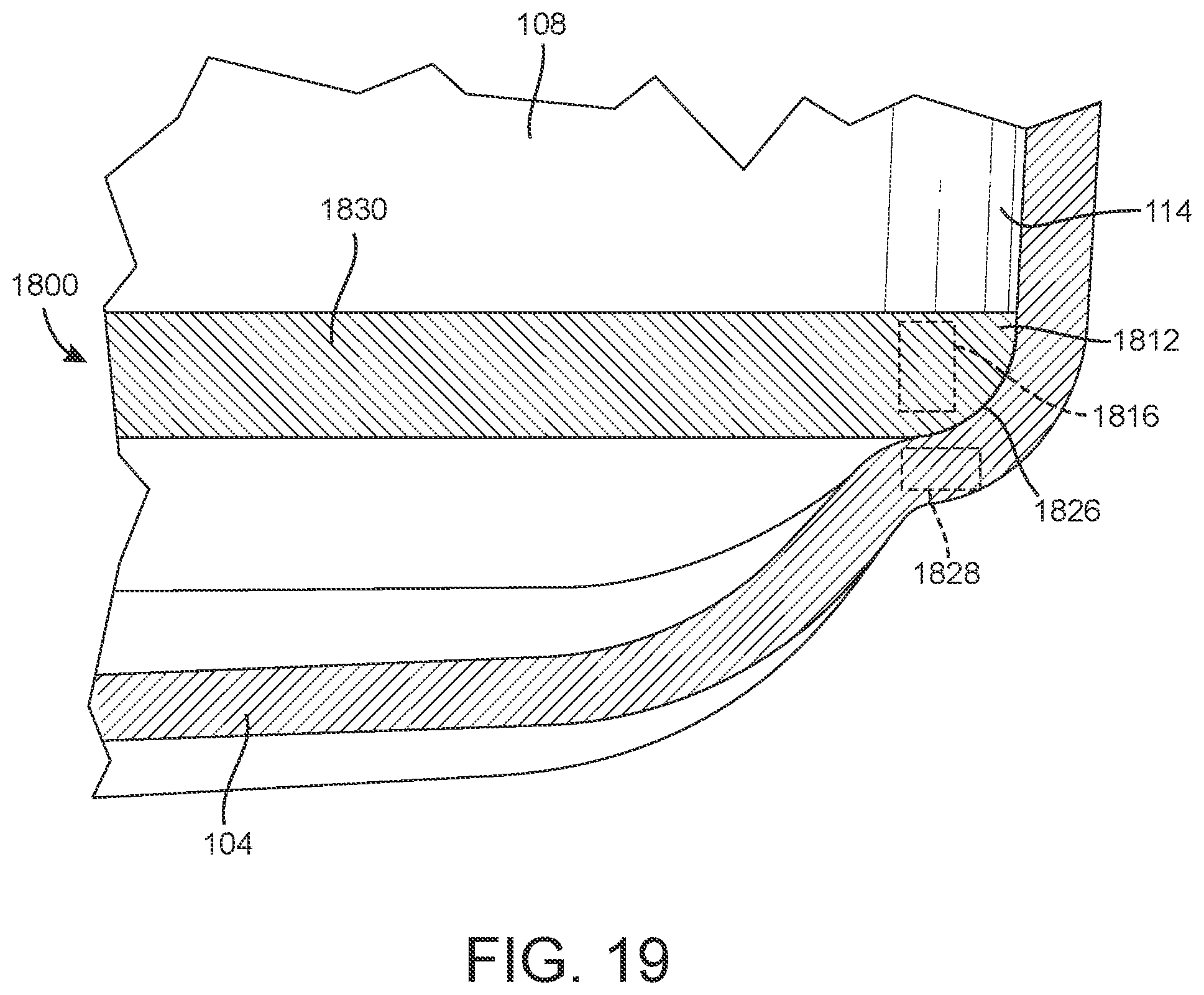 Patent US11781302 Figure 19 – Sink having removable apron and accessory systems