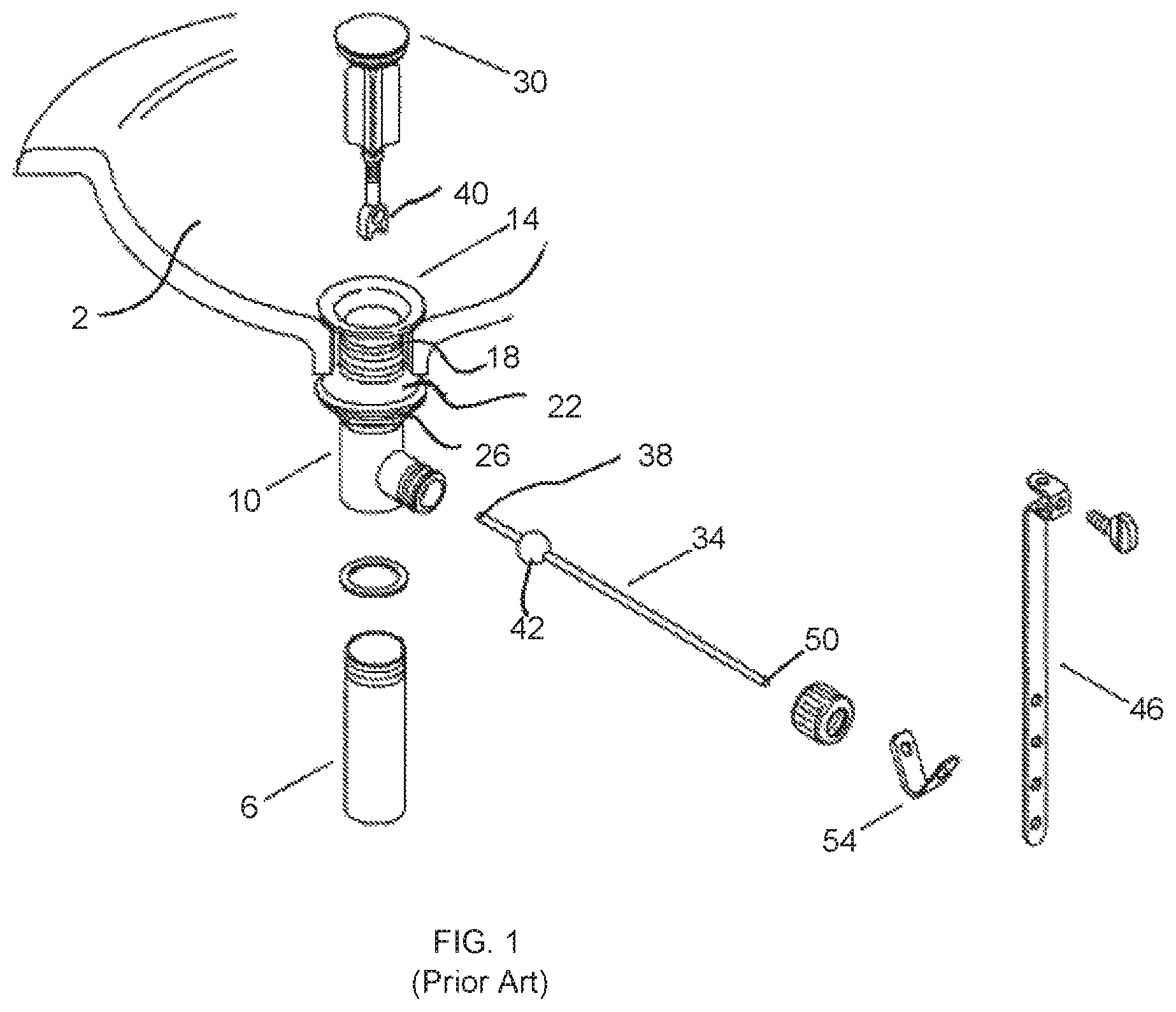 Patent US11781303 Figure 1 – Wastewater drain stopper system