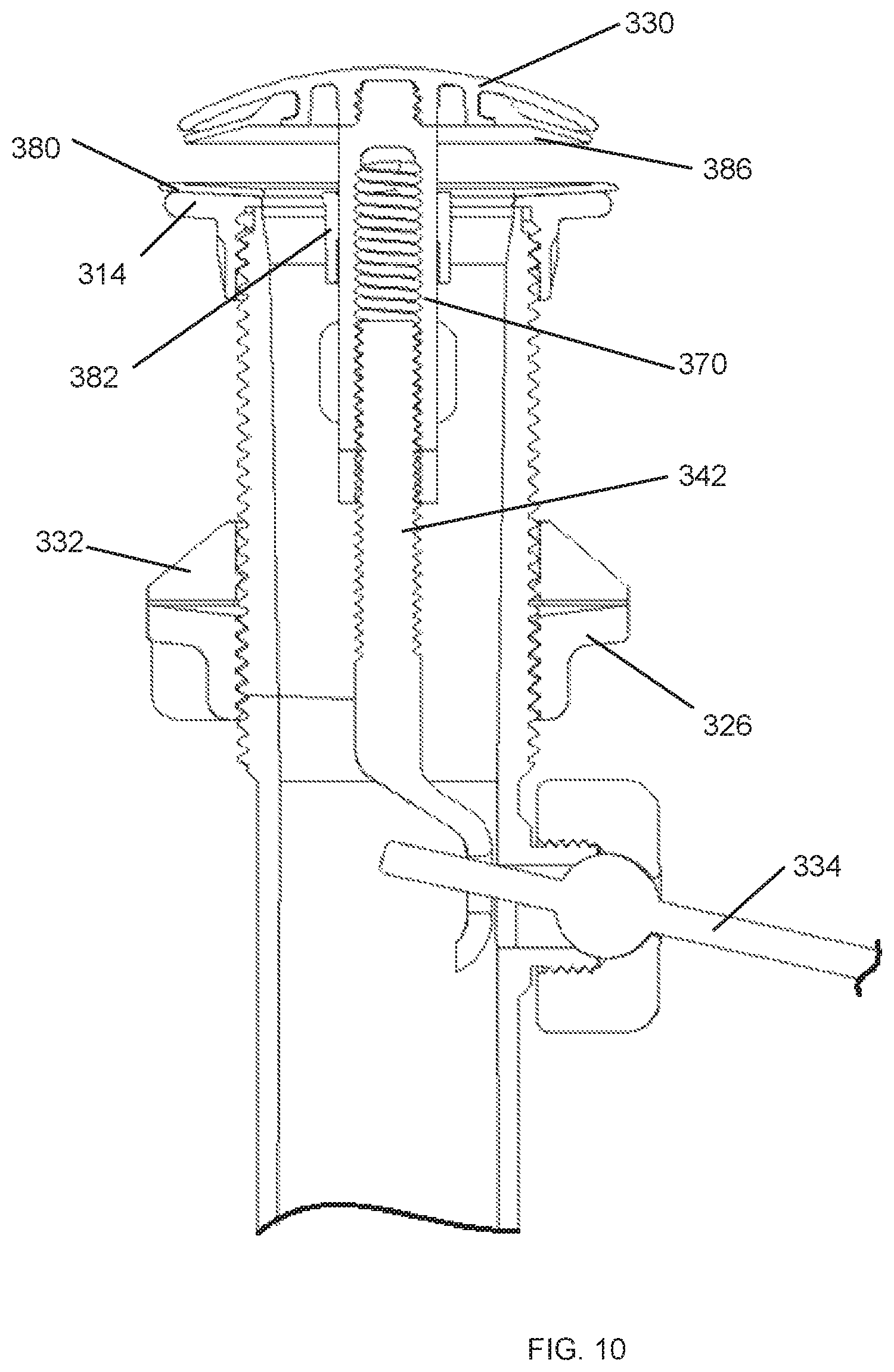 Patent US11781303 Figure 10 – Wastewater drain stopper system