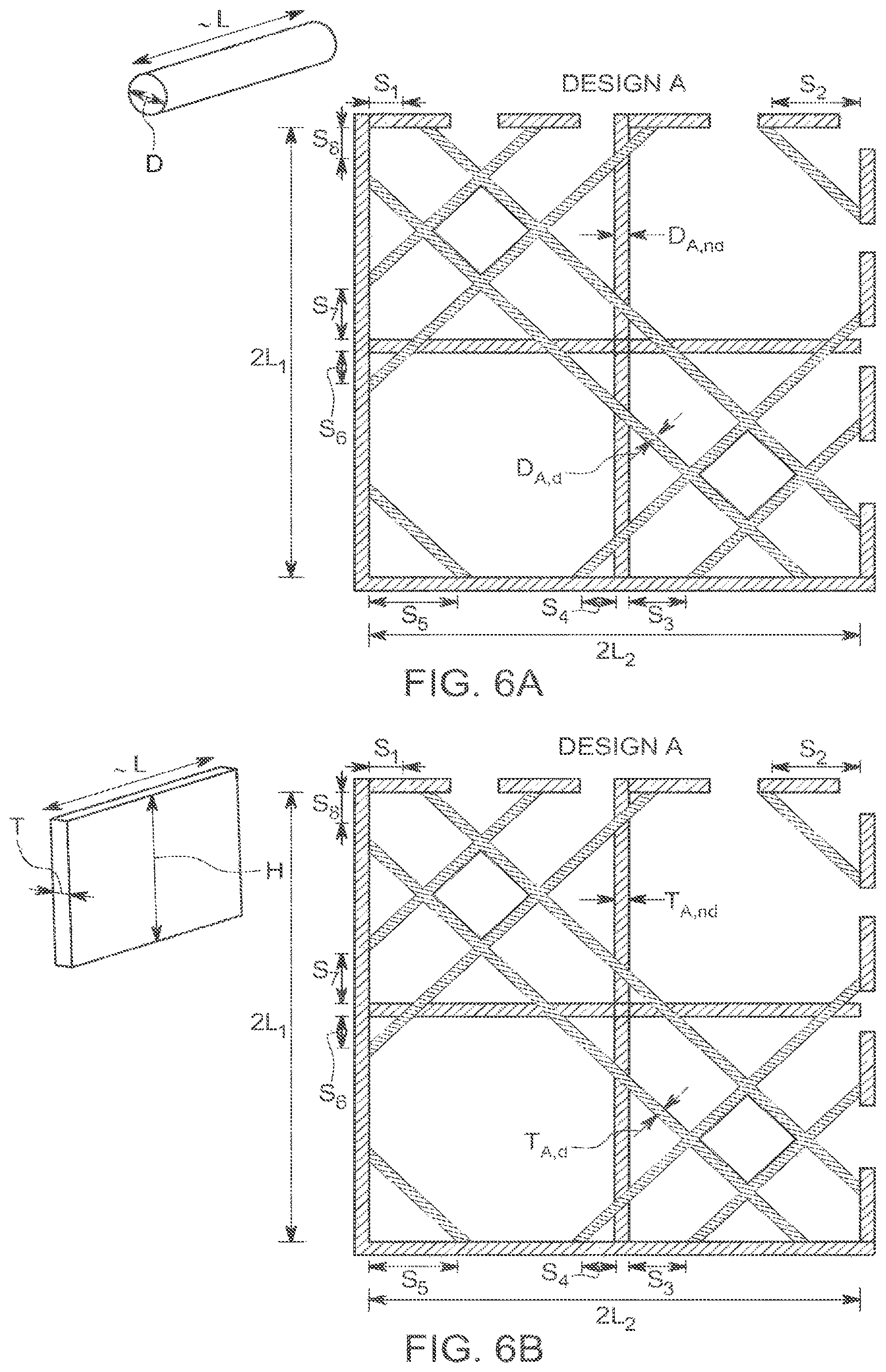 Patent US11781307 Figure 11 – Structural design principles for diagonal bracings in truss and beam support systems