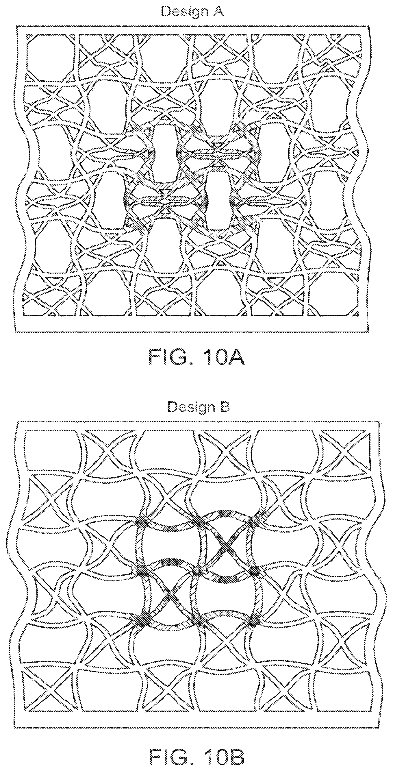 Patent US11781307 Figure 14 – Structural design principles for diagonal bracings in truss and beam support systems