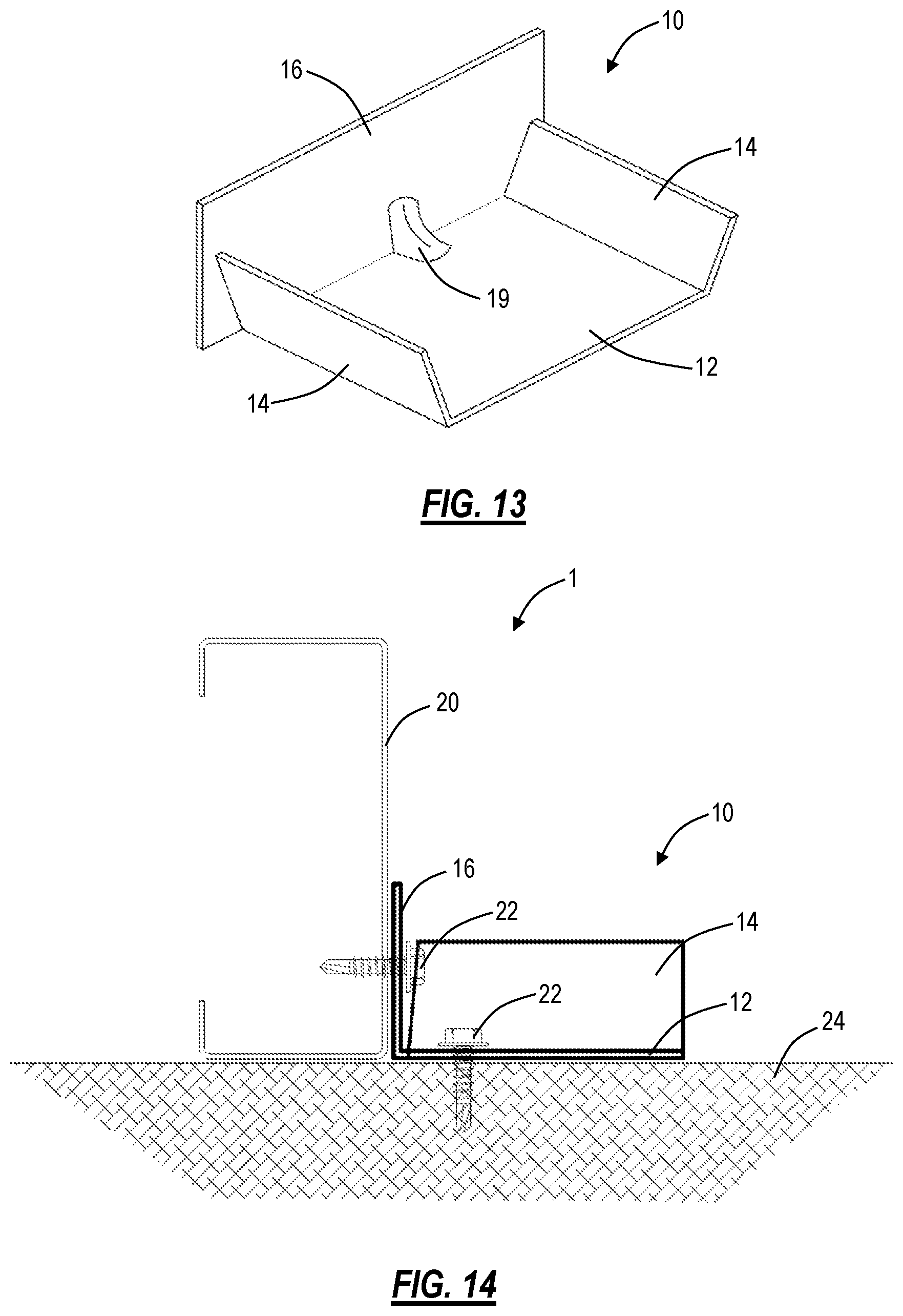 Patent US11781309 Figure 4 – Bearing clip