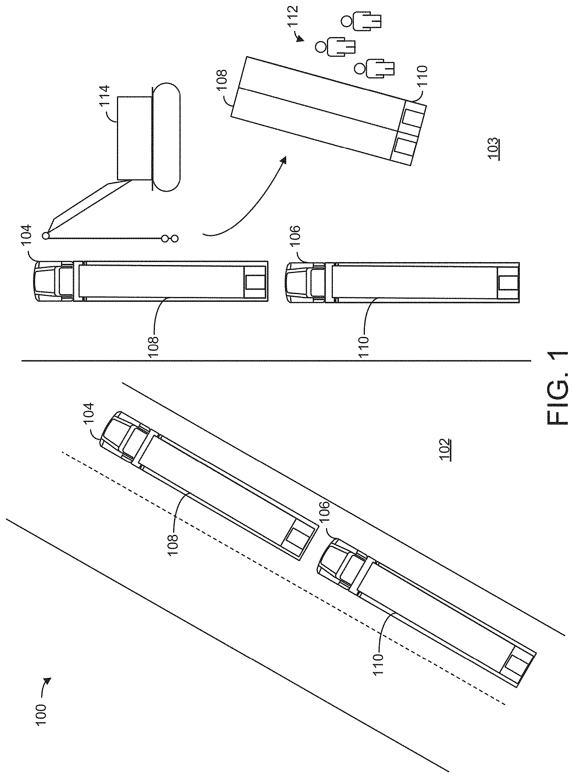 Patent US11781310 Figure 1 – Modular home delivery system