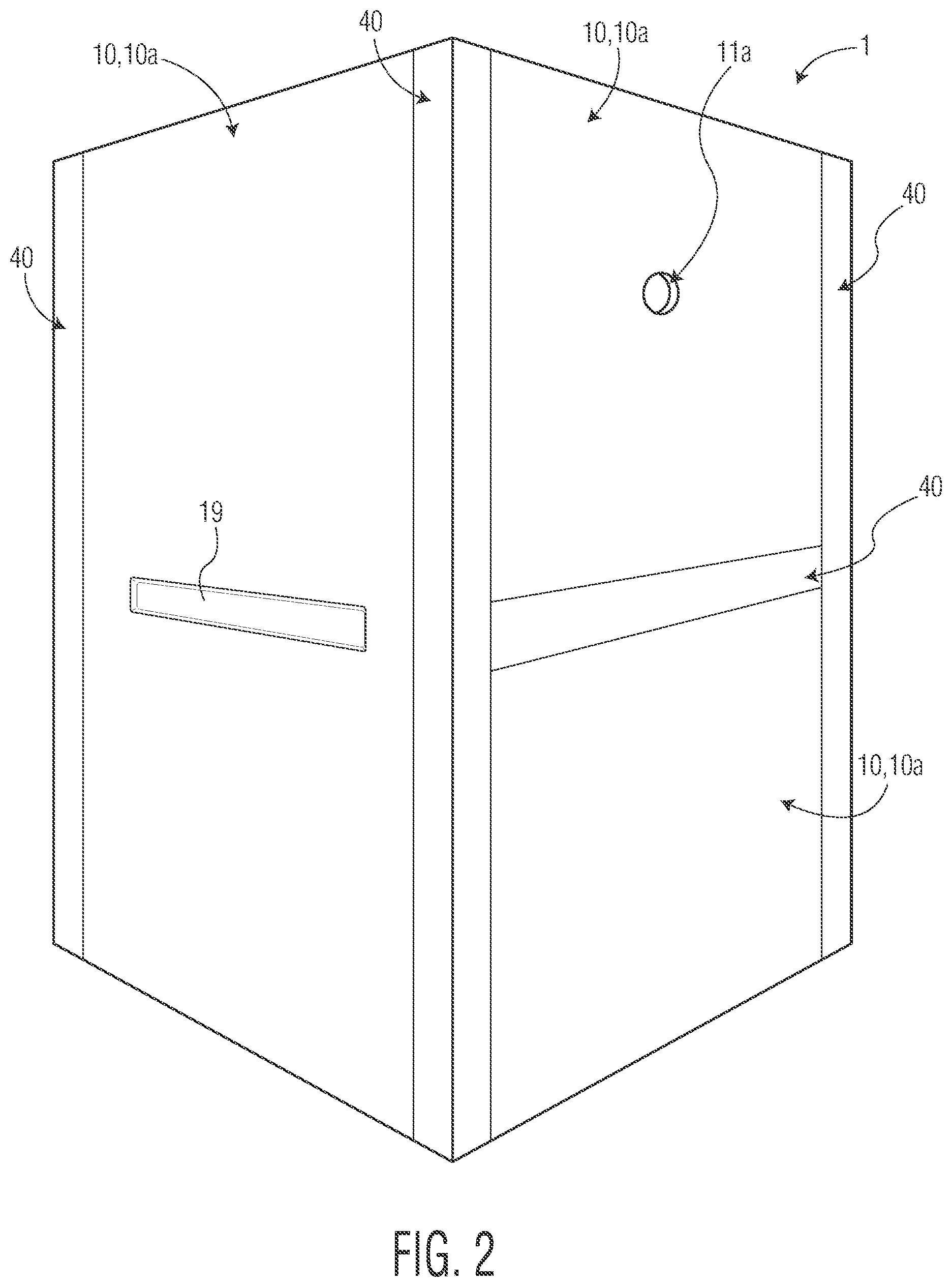 Patent US11781311 Figure 2 – Tile setting structure and method of setting tile