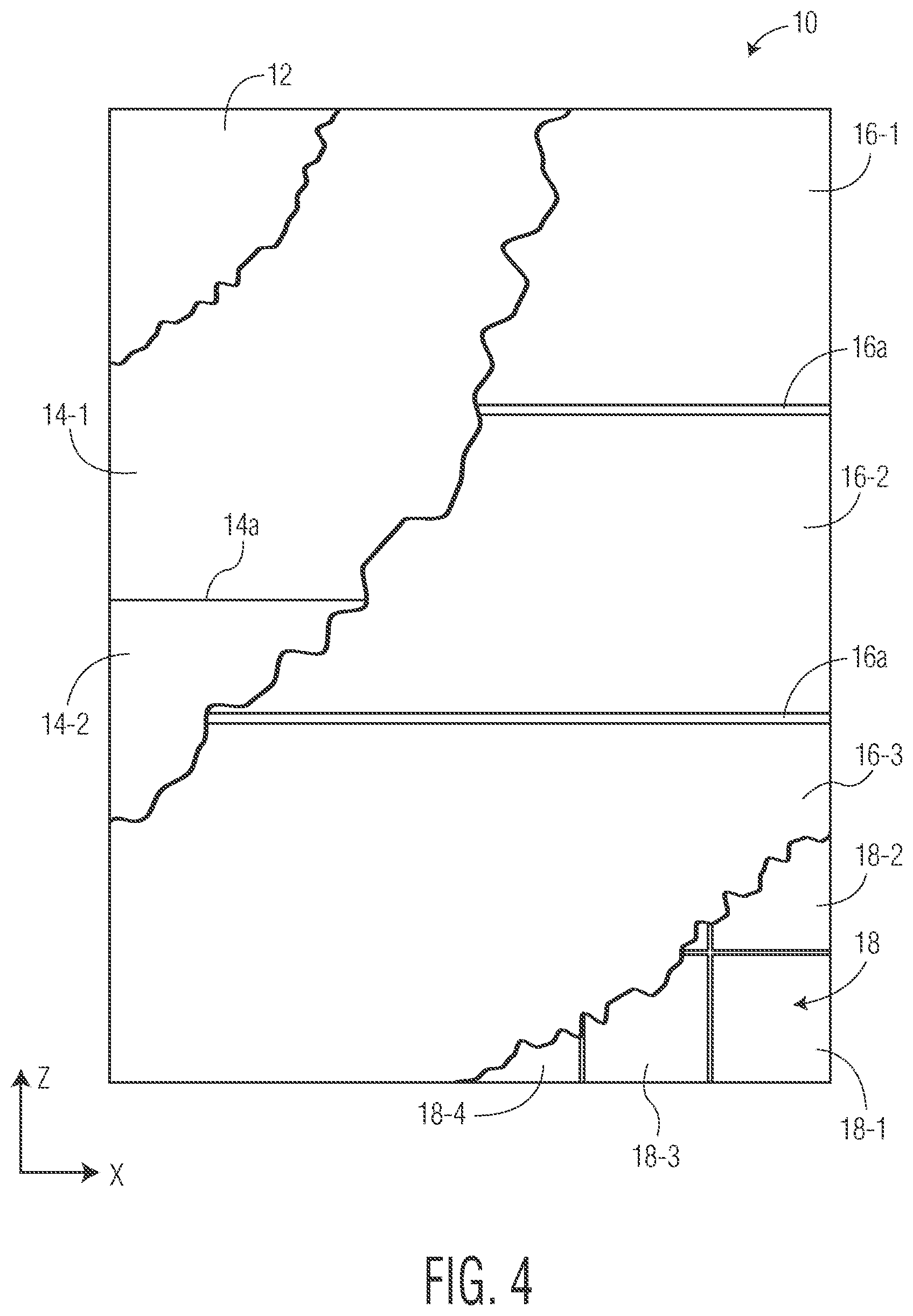 Patent US11781311 Figure 4 – Tile setting structure and method of setting tile