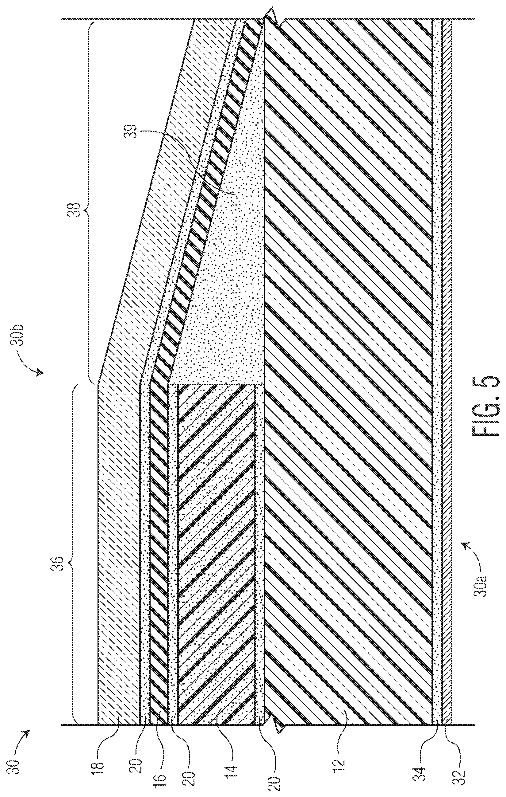 Patent US11781311 Figure 5 – Tile setting structure and method of setting tile